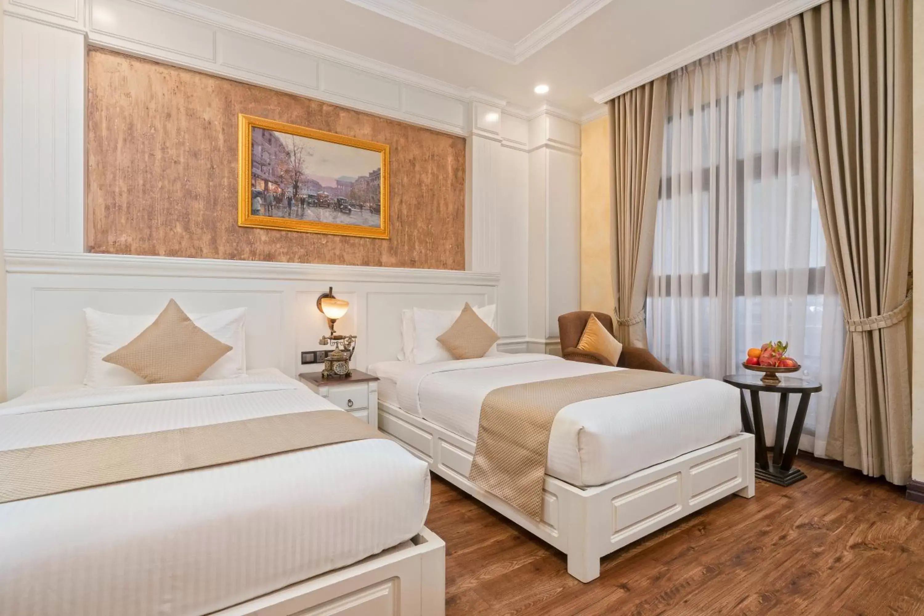 Bed in Anik Palace Hotel