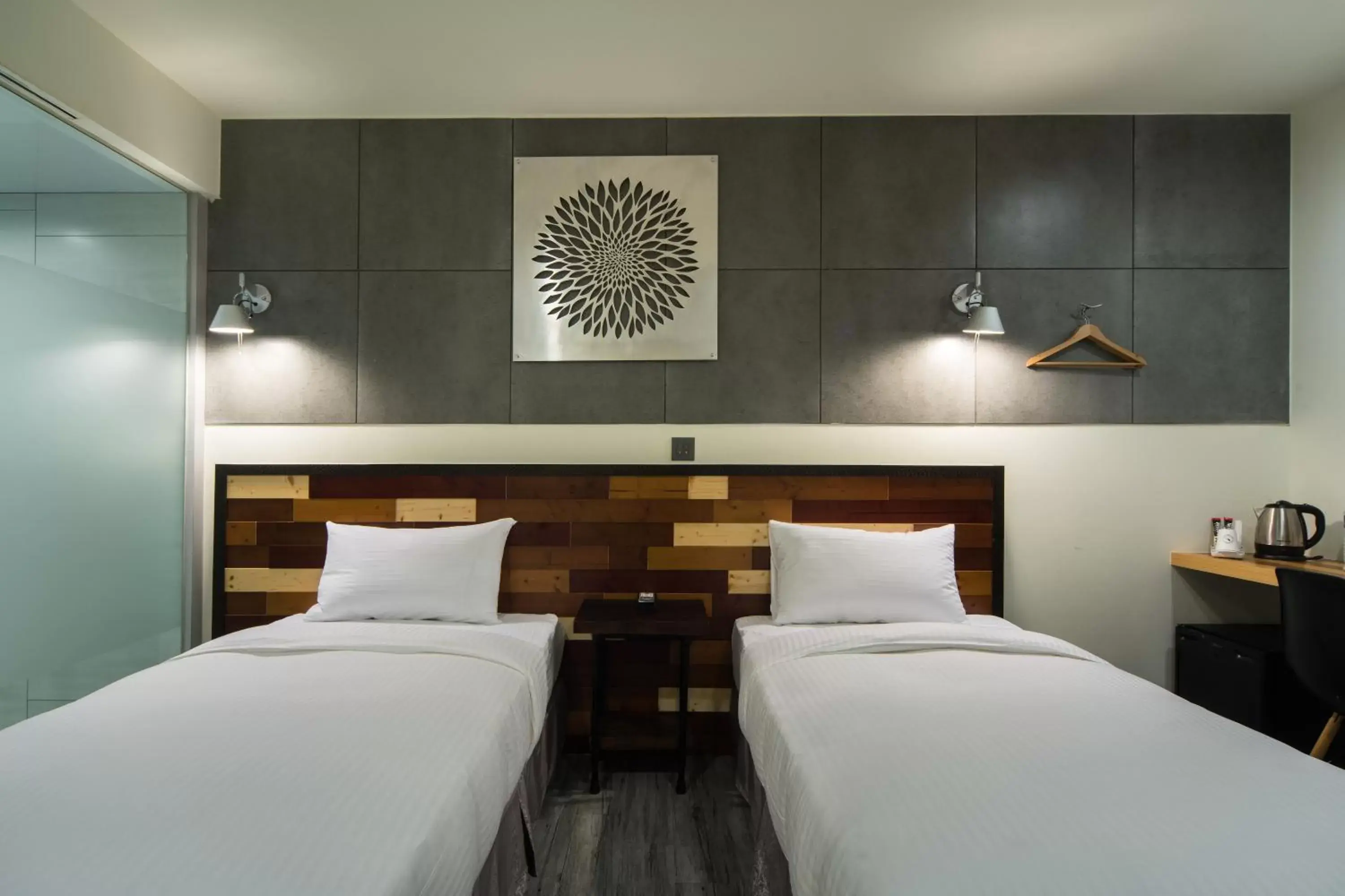 Bed in Xinshe Hotel - Hsinchu