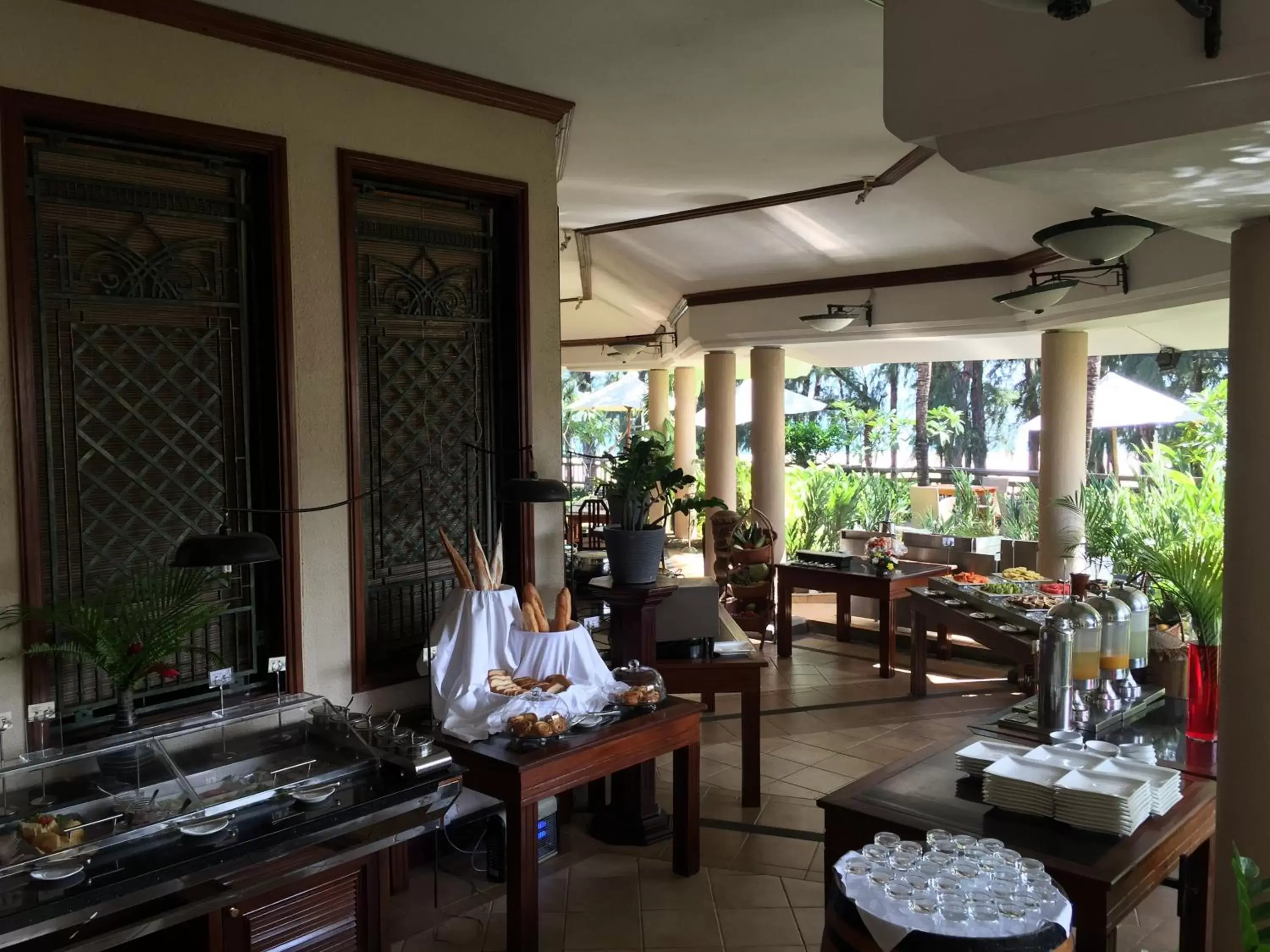 Buffet breakfast in Aanari Hotel & Spa- Mauritius Buffet breakfast in Aanari Hotel & Spa- Mauritius