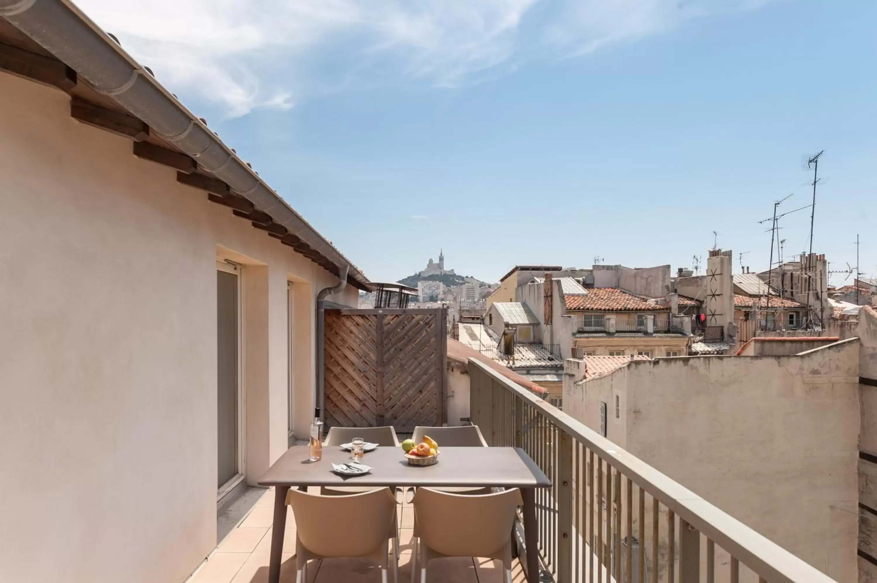 Balcony/Terrace in Residhotel Vieux Port