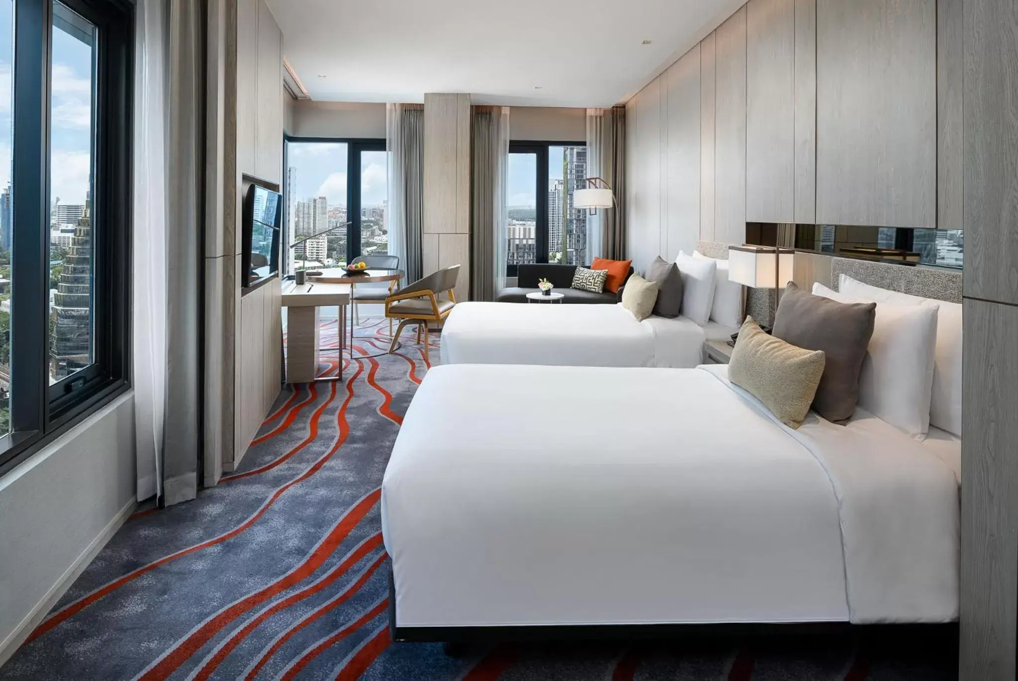 Bed in Hotel Nikko Bangkok - SHA Extra Plus Certified
