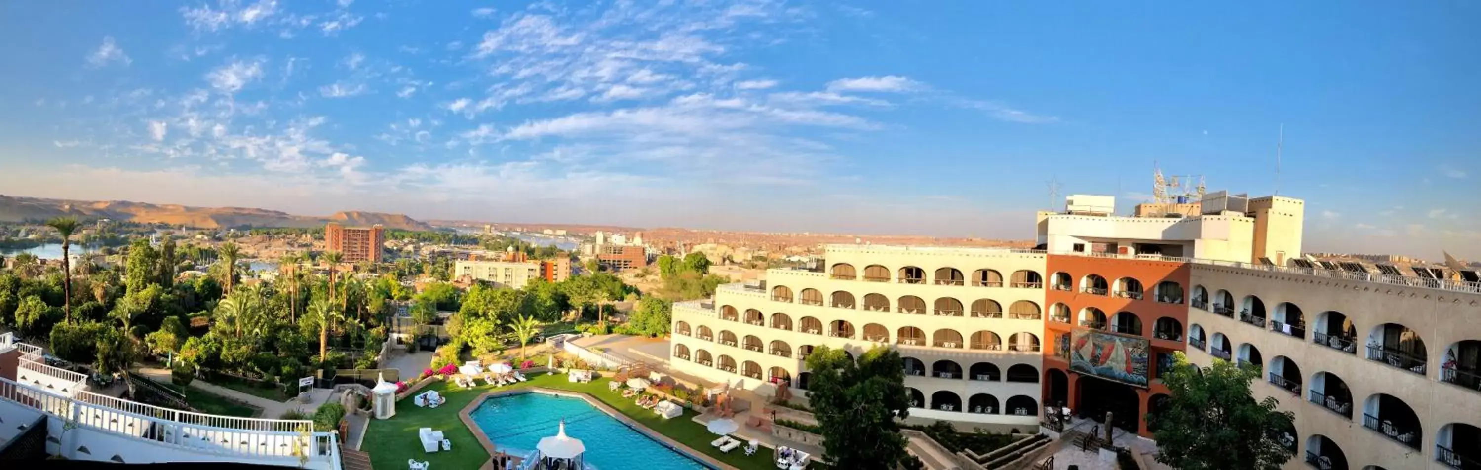 Garden view in Basma Hotel Aswan Garden view in Basma Hotel Aswan