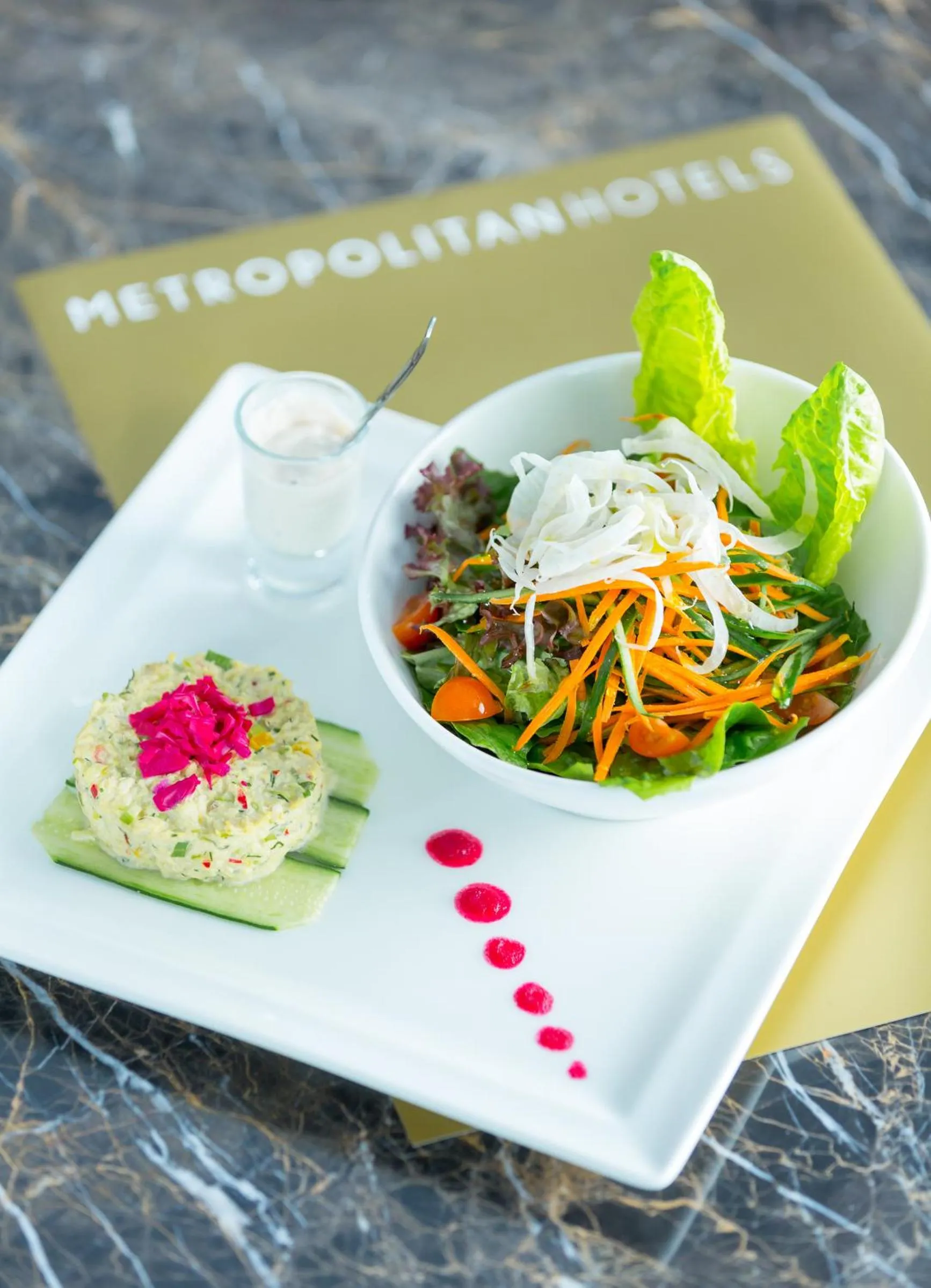 Food close-up in Metropolitan Hotels Taksim