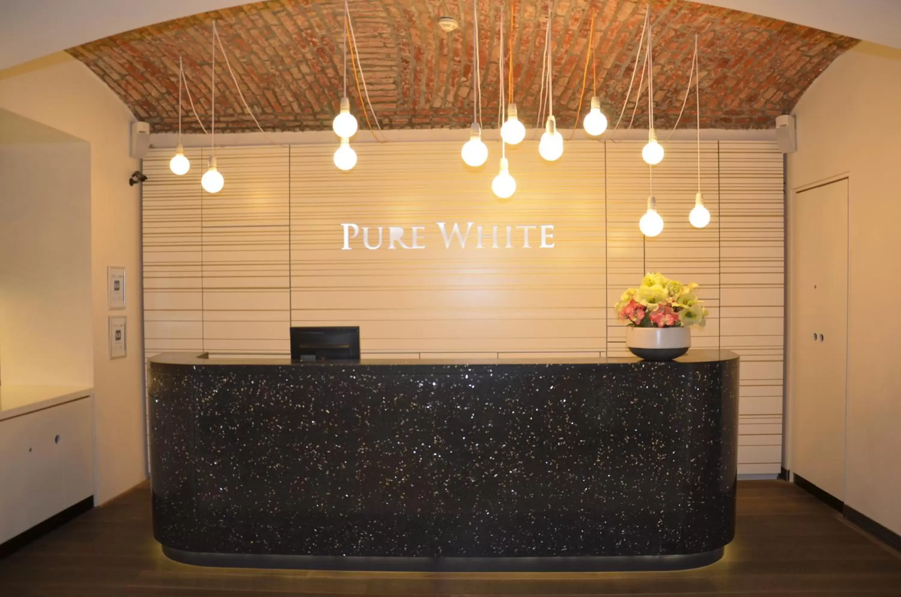 Property logo or sign, Lobby/Reception in Pure White