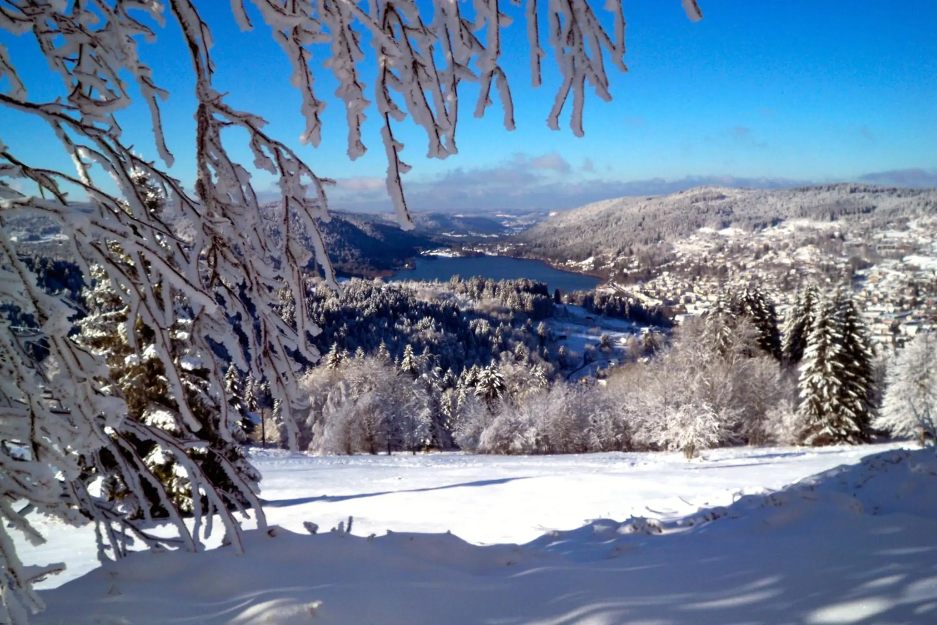 Natural landscape, Winter in Hotel de la Jamagne & Spa