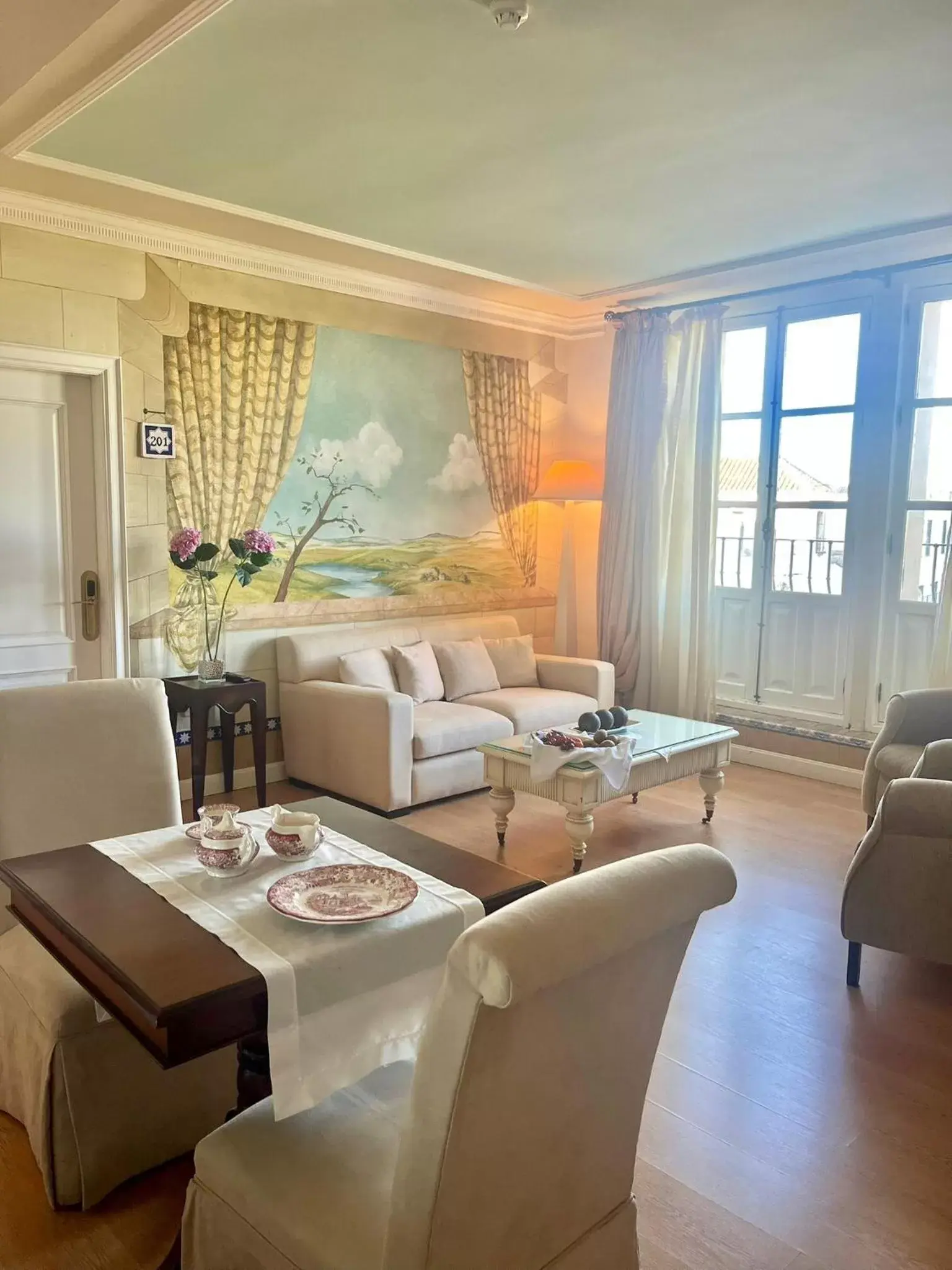 Living room, Seating Area in Hotel Alcázar de la Reina