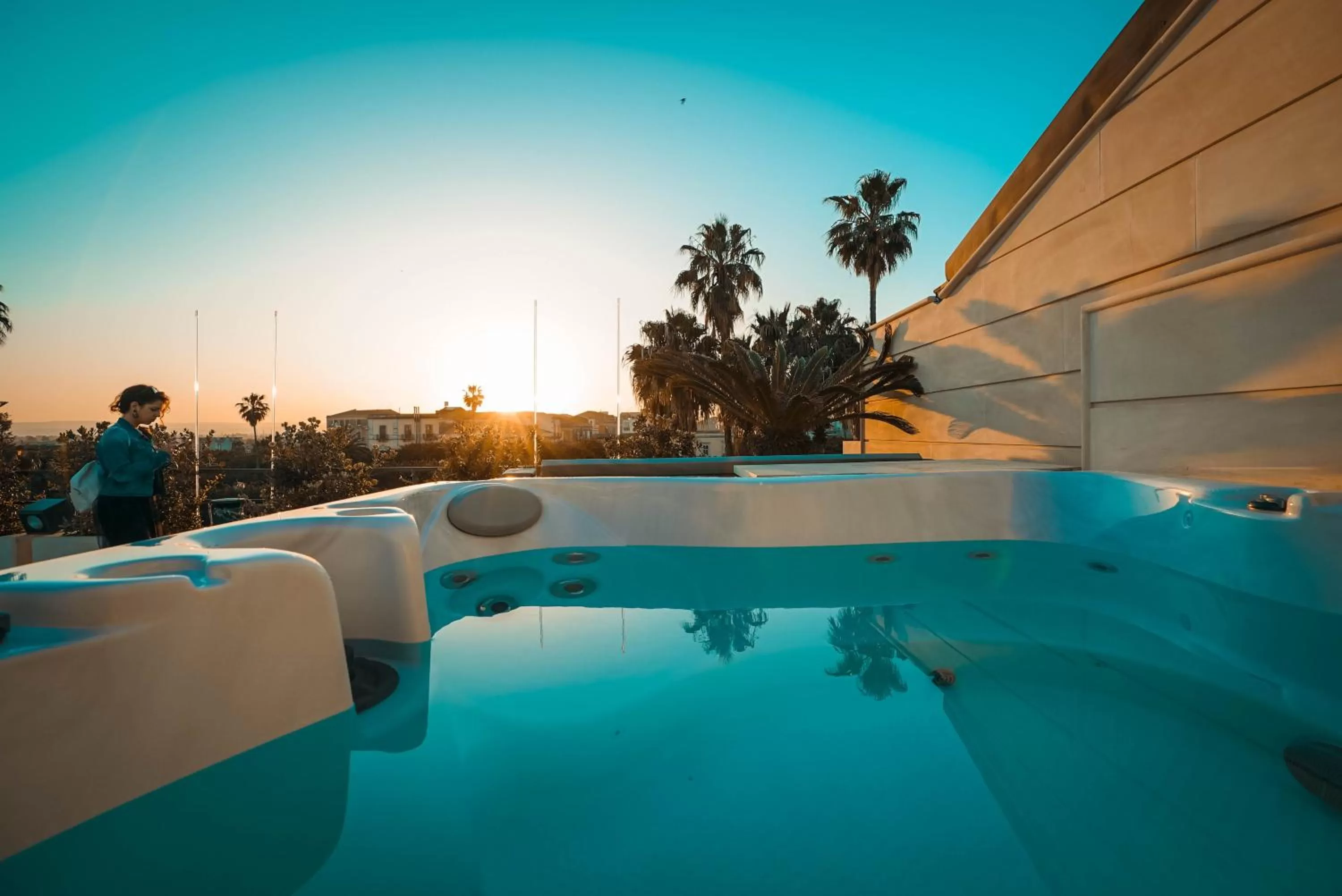 Swimming pool in Caportigia Boutique Hotel