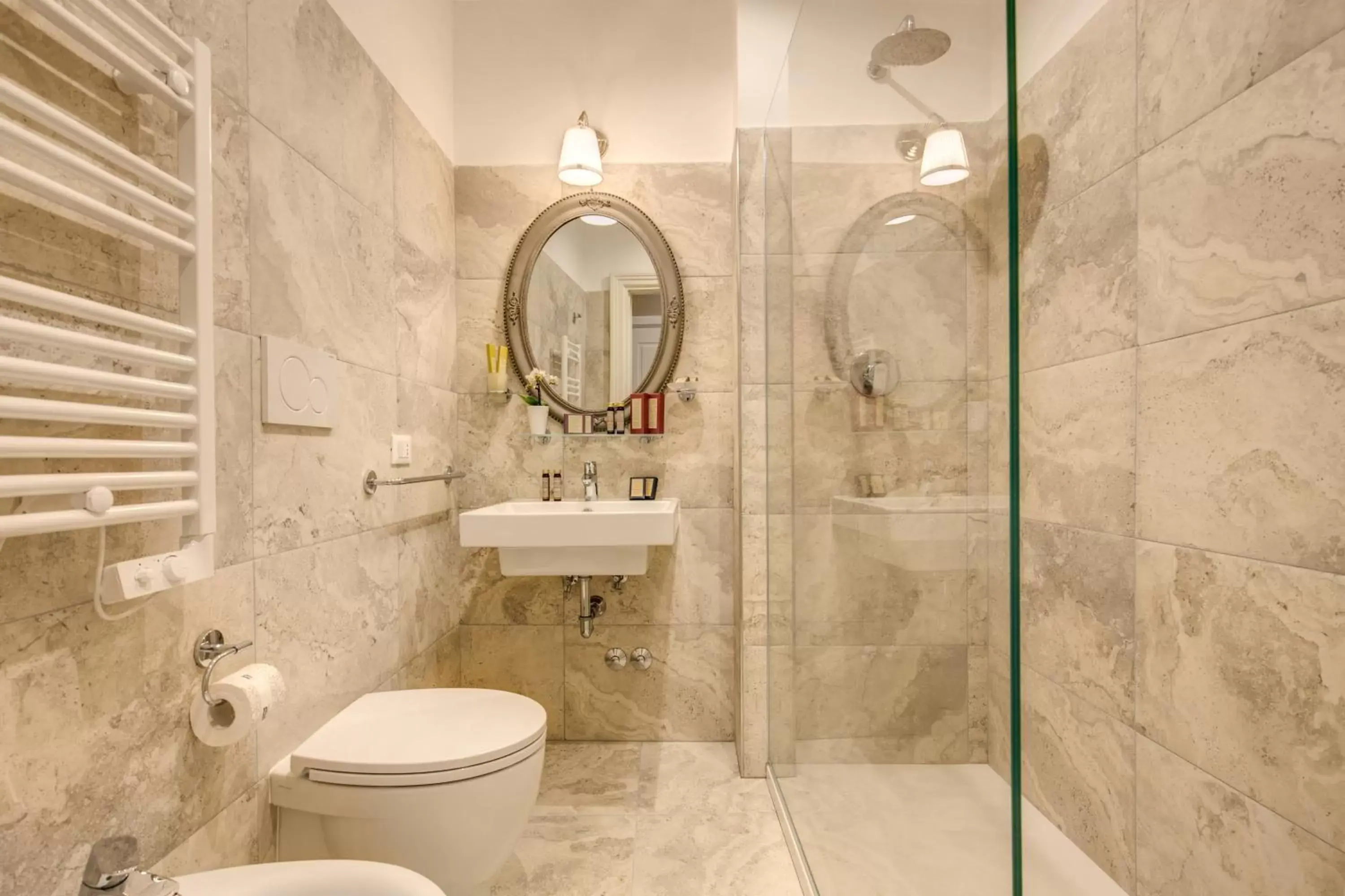 Shower, Bathroom in Charme Spagna Boutique Hotel