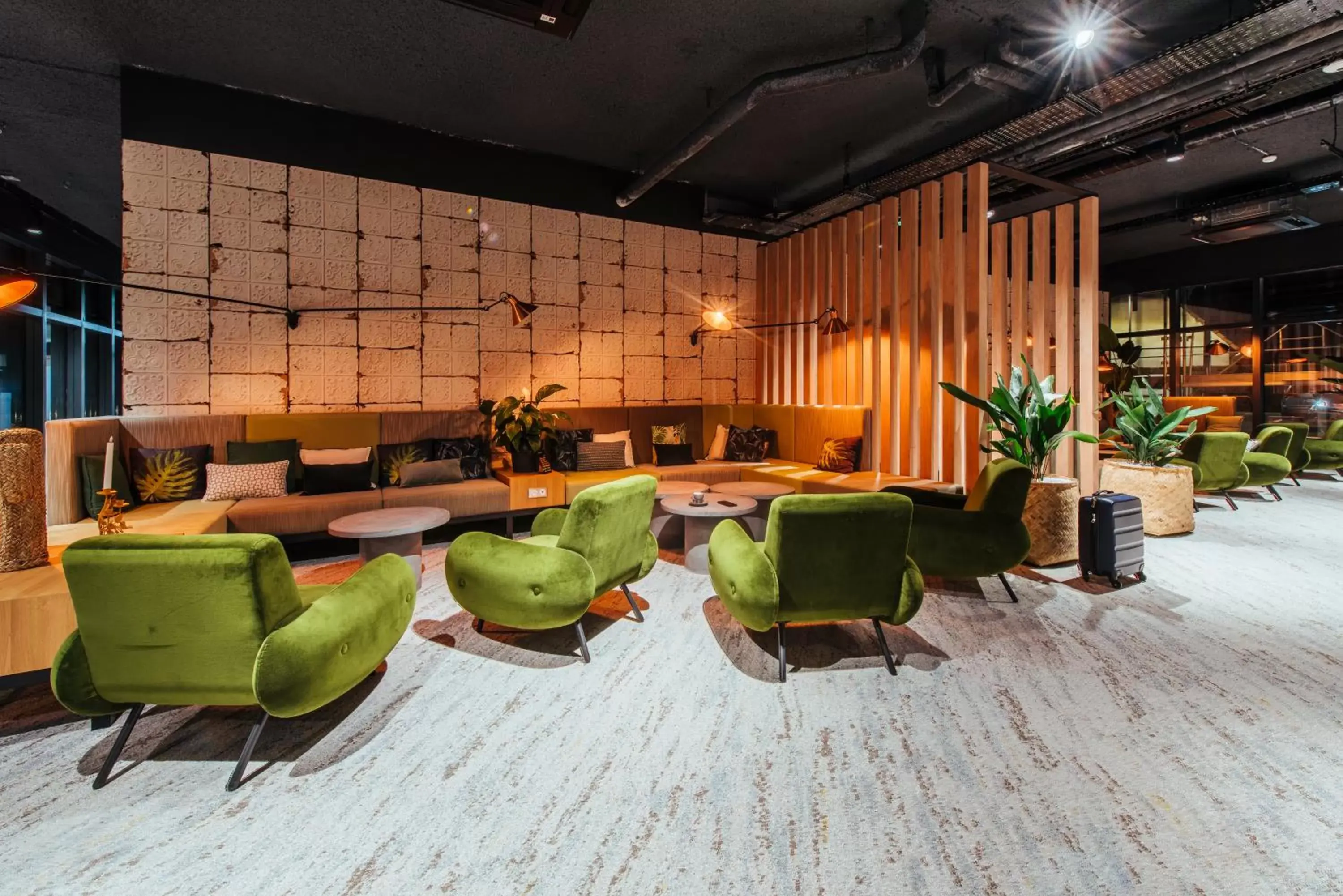 Lounge or bar in ibis budget Rouen Centre Rive Gauche