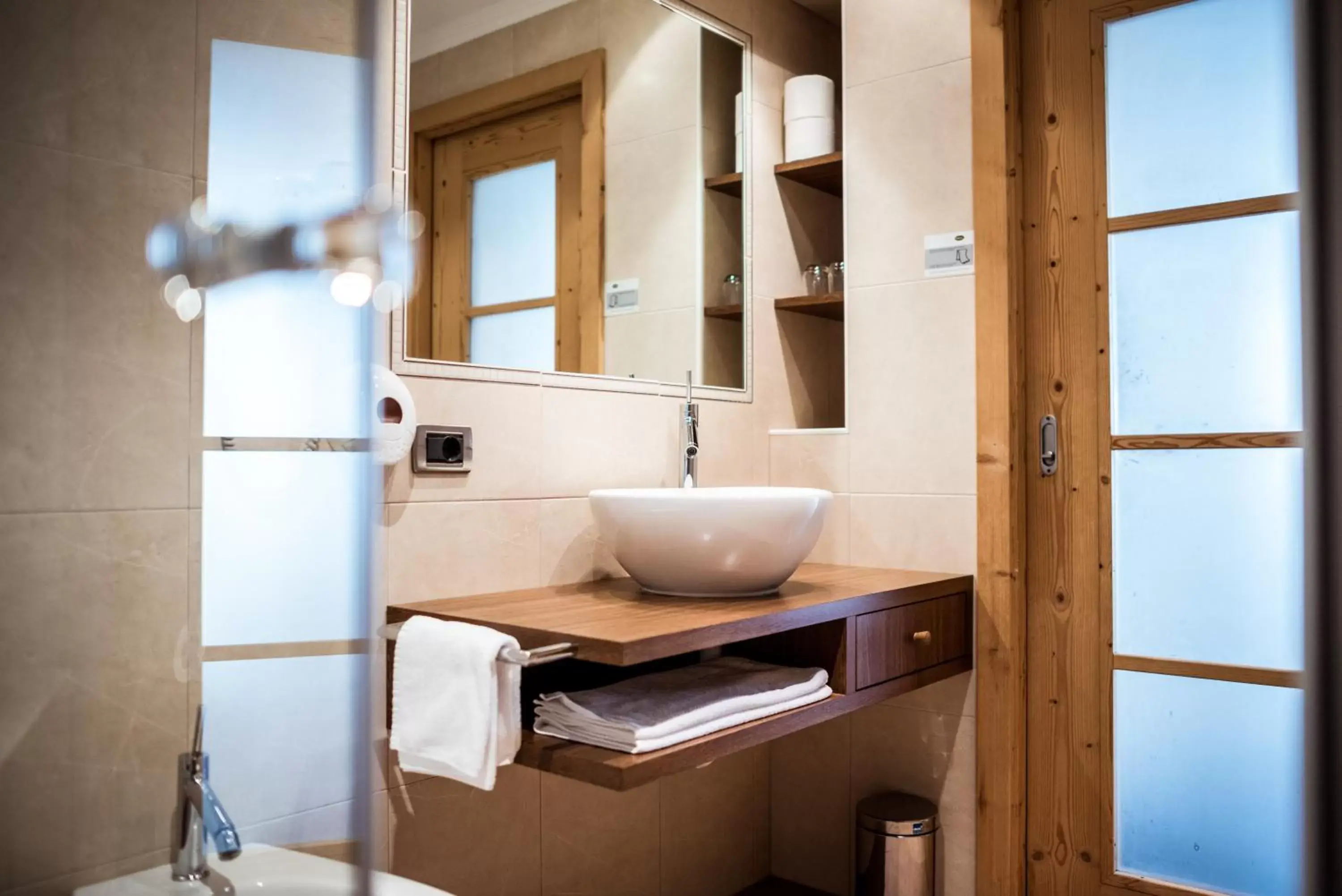 Bathroom in Linder Cycling Hotel