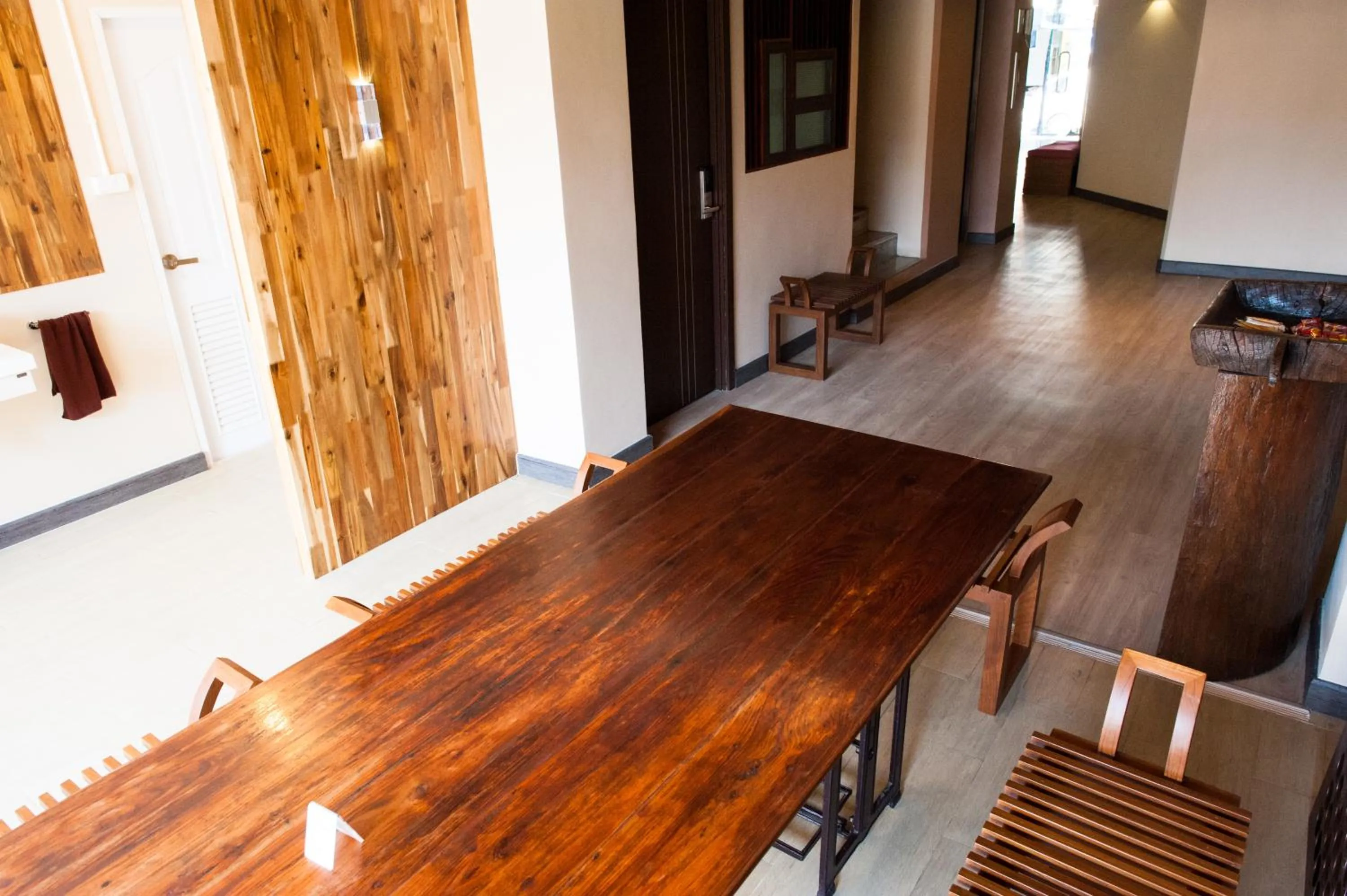 Communal kitchen in KENCOZY accommodation