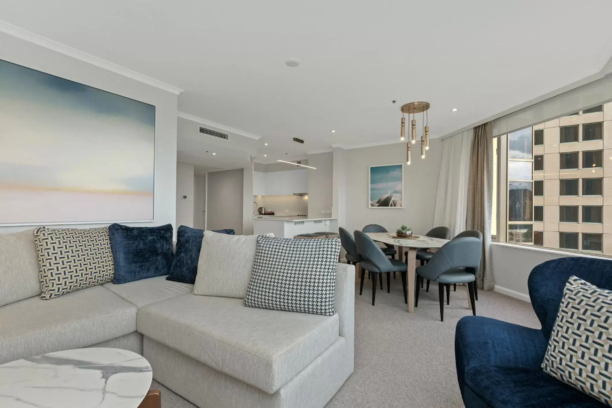 Living room, Seating Area in The Sebel Quay West Suites Sydney