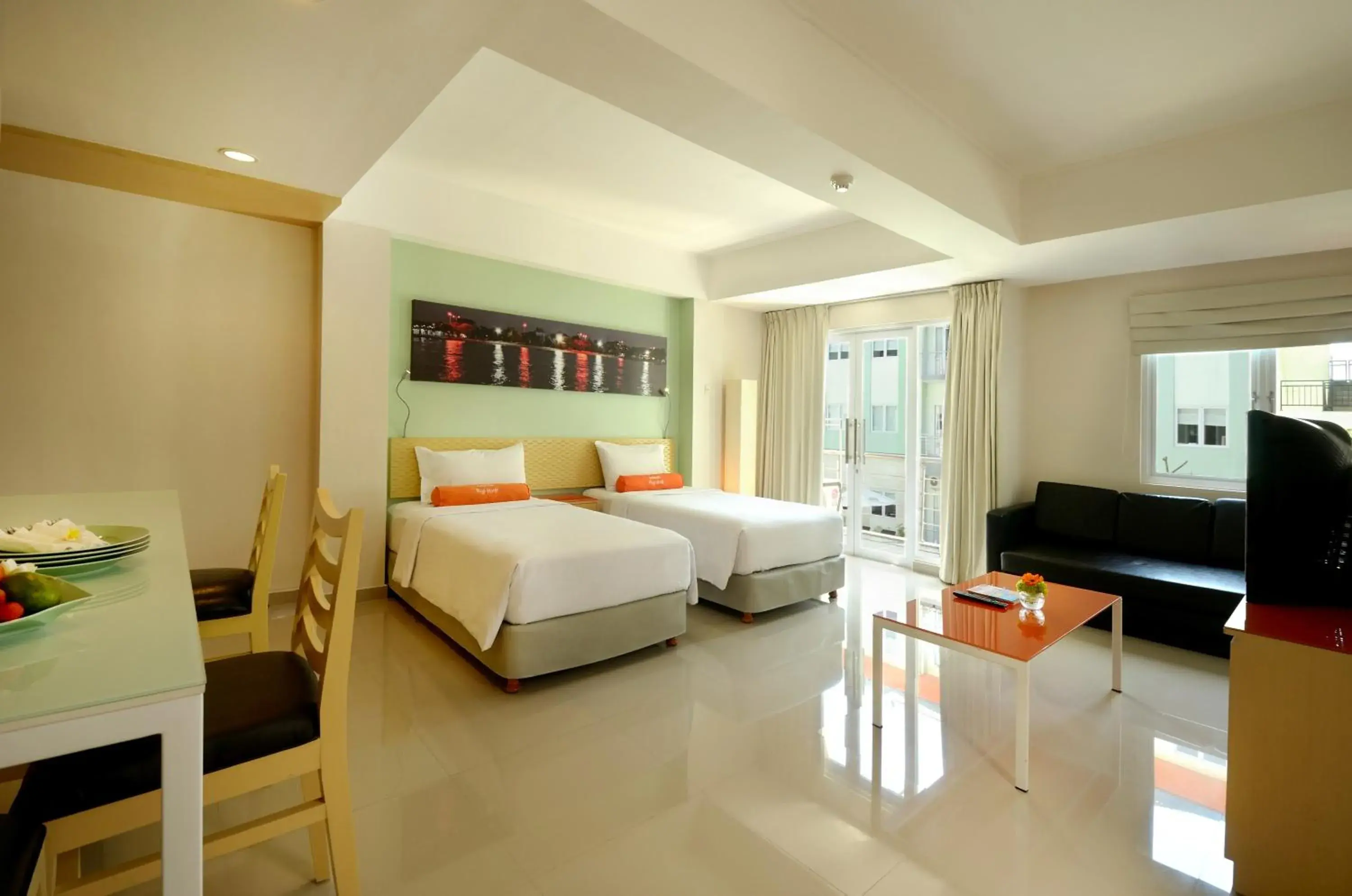 Bed in HOTEL and RESIDENCES Riverview Kuta - Bali (Associated HARRIS)