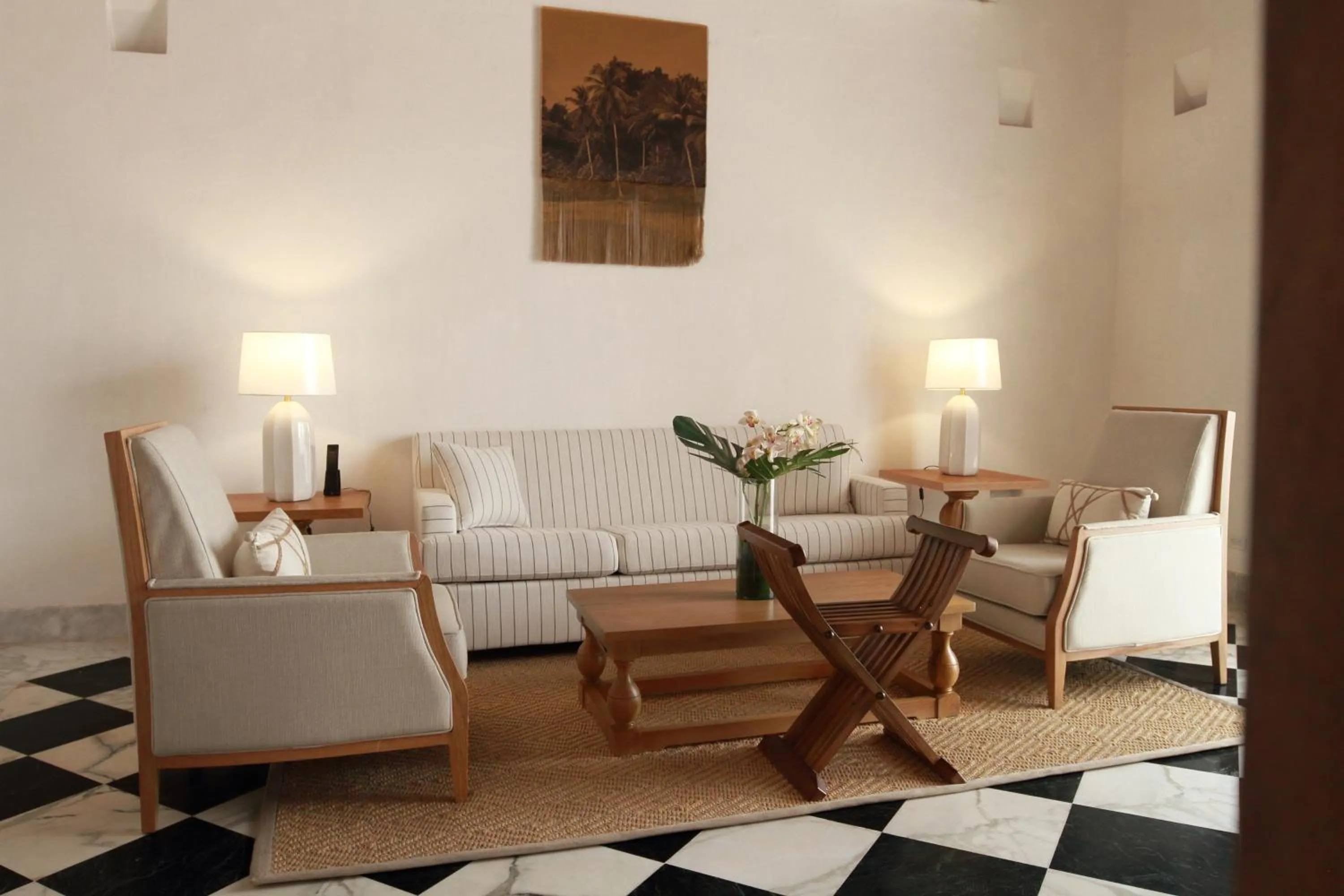 Seating area in Casa Pestagua Relais Châteaux