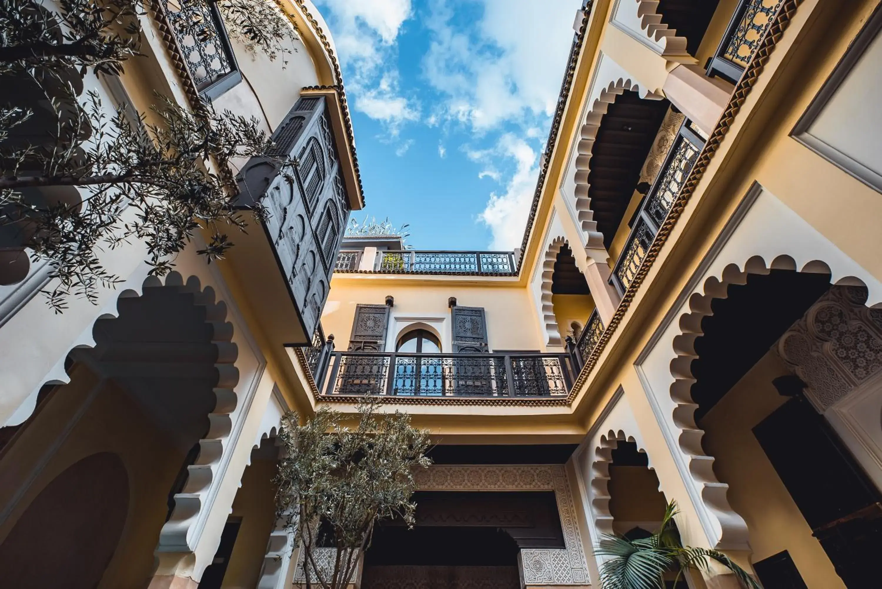 Decorative detail in Riad Ambre et Epices