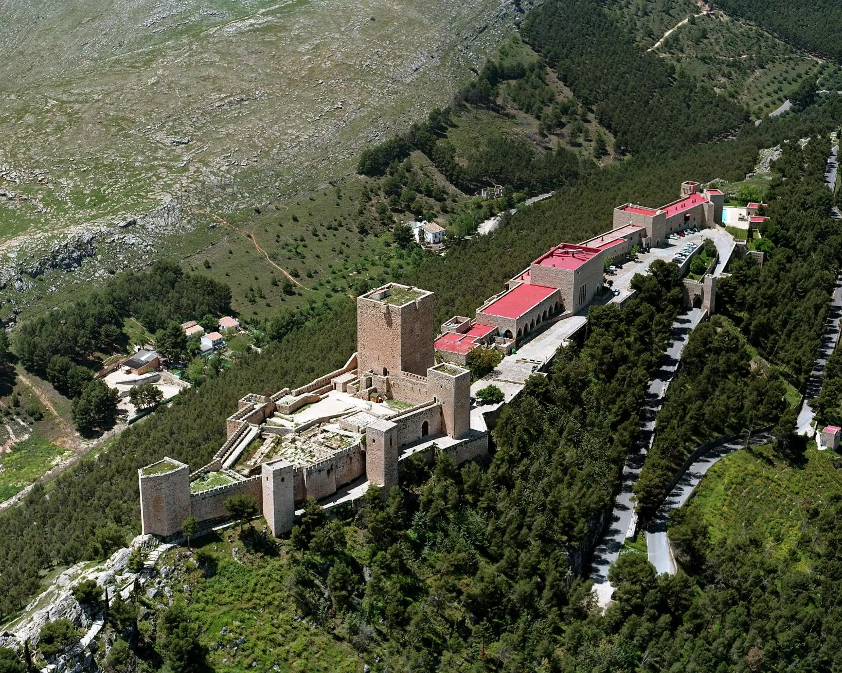 Bird's eye view, Bird's-eye View in Parador de Jaén