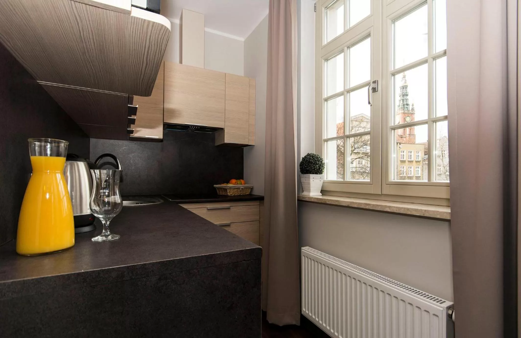 Kitchen or kitchenette in Apart Neptun