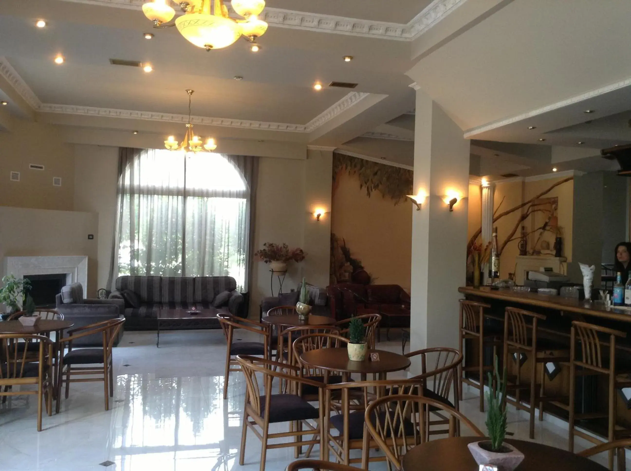 Lobby or reception, Restaurant/Places to Eat in Hotel Orfeas
