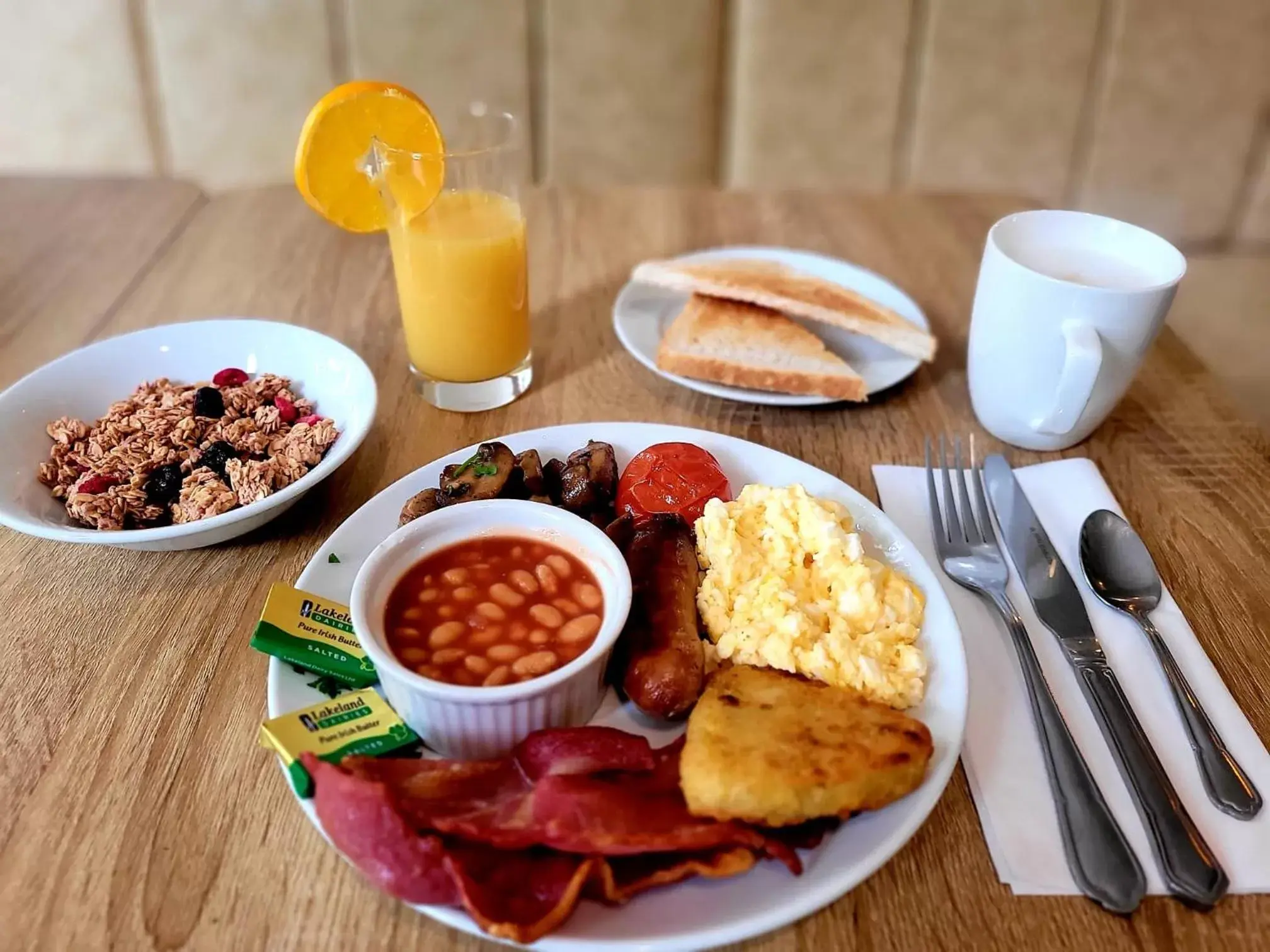 English/Irish breakfast, Breakfast in George Hotel