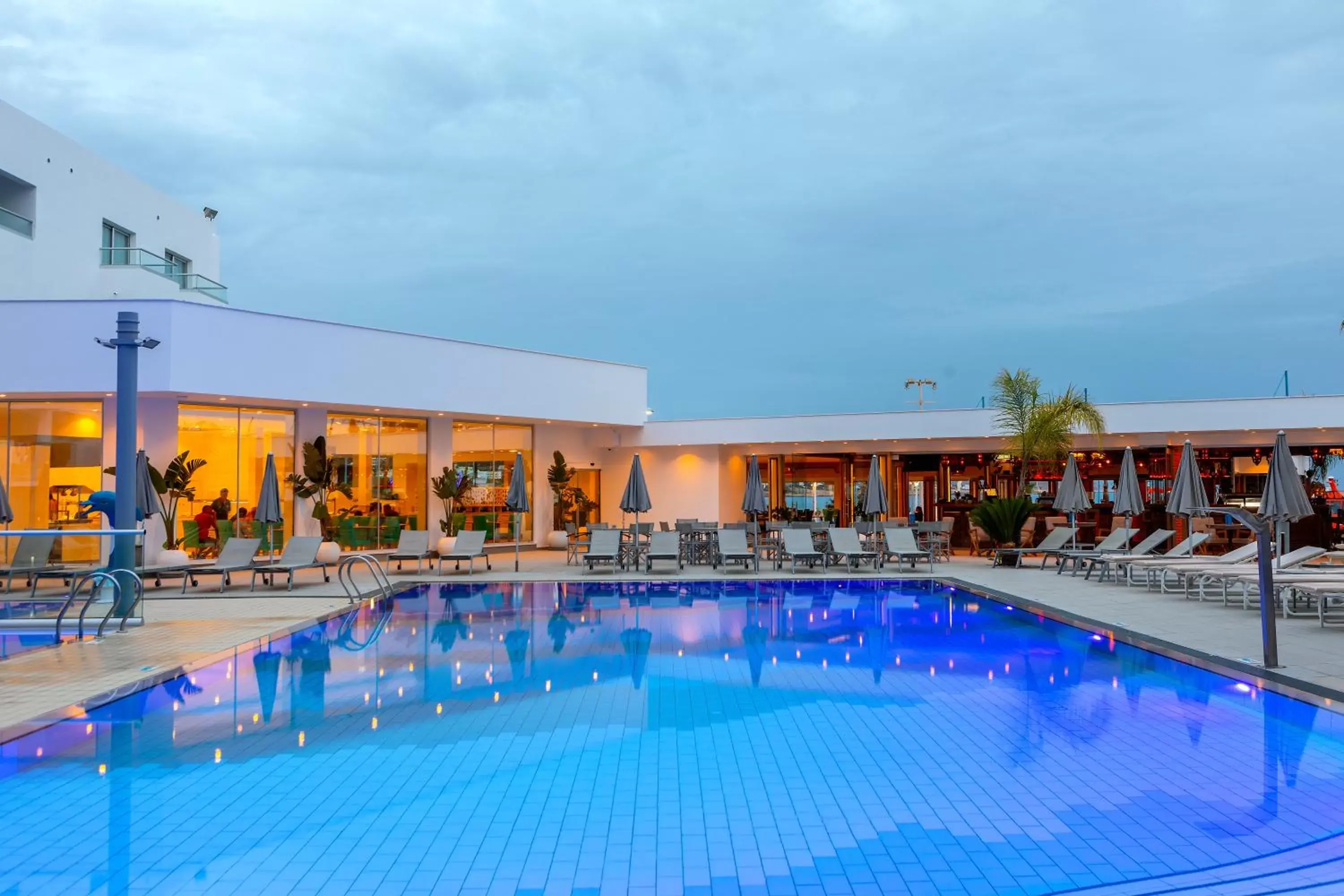 Pool view, Swimming Pool in Limanaki Beach Hotel & Suites