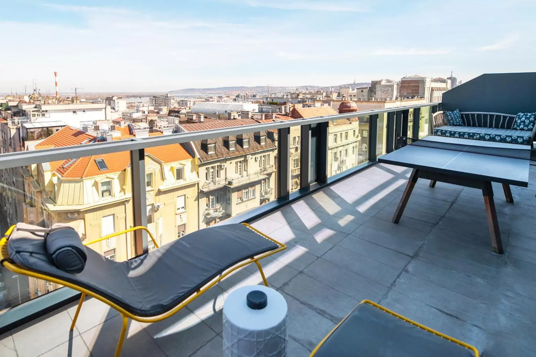 Balcony/Terrace in Mama Shelter Belgrade