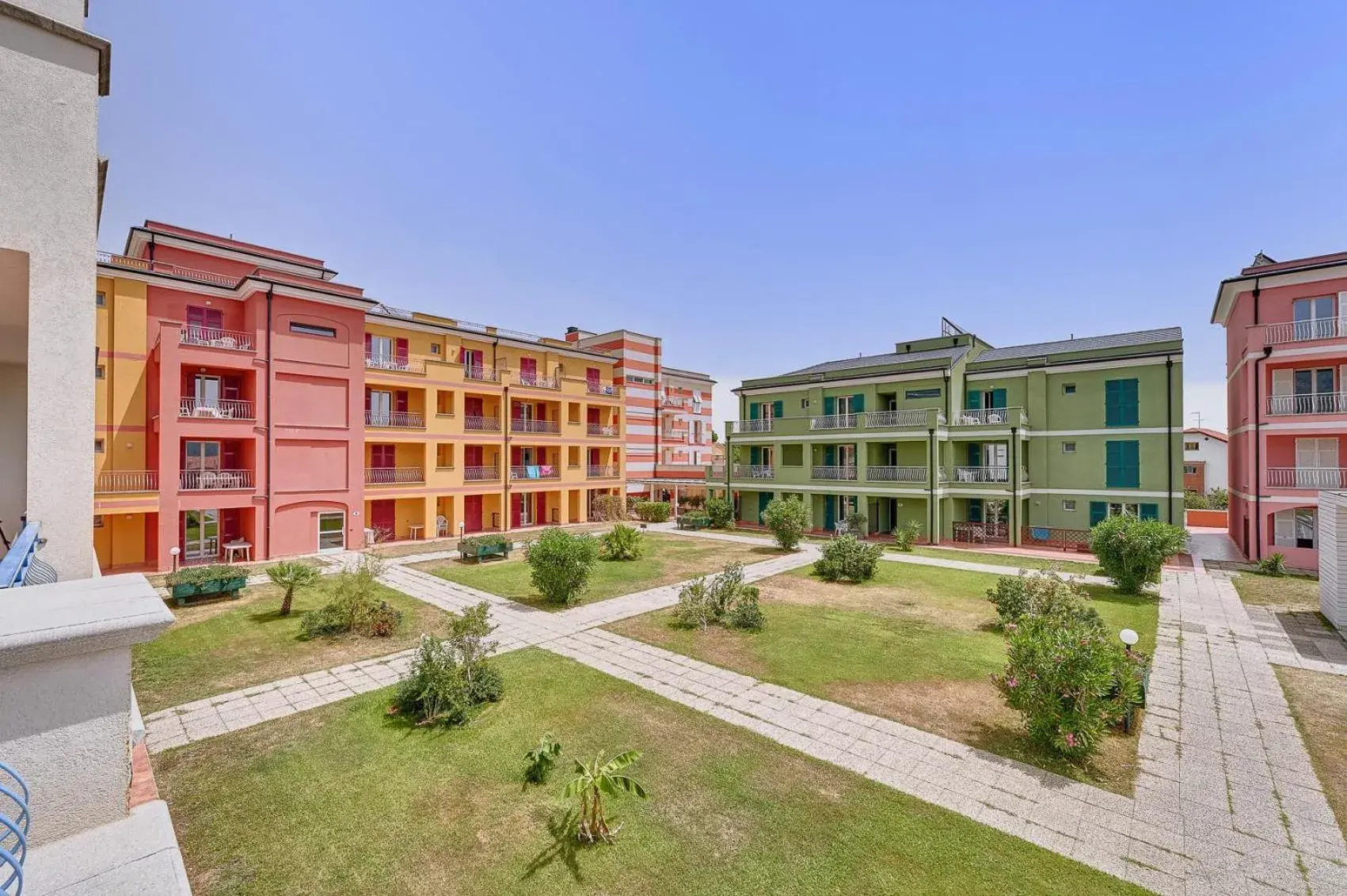 Inner courtyard view, Property Building in Ai Pozzi Village Hotel & Resort