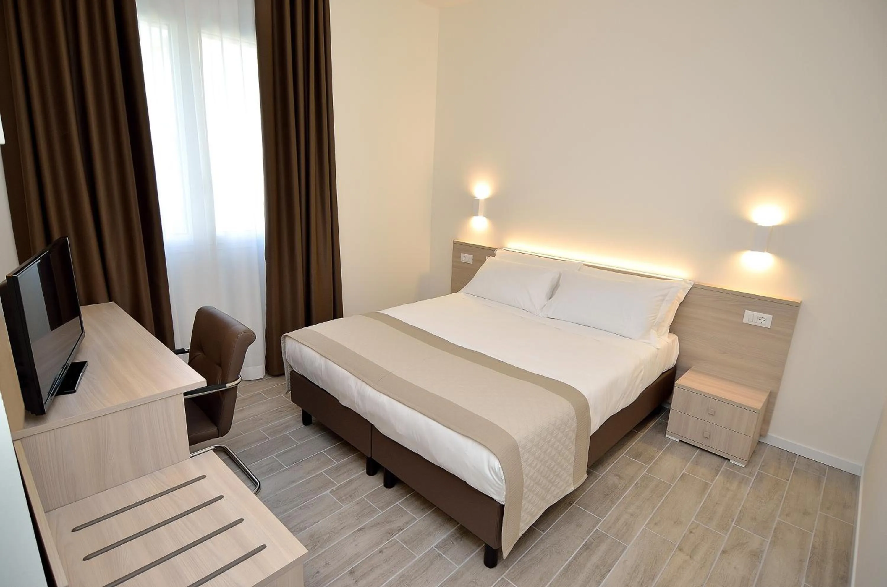 Bed in Hotel Nuova Mestre