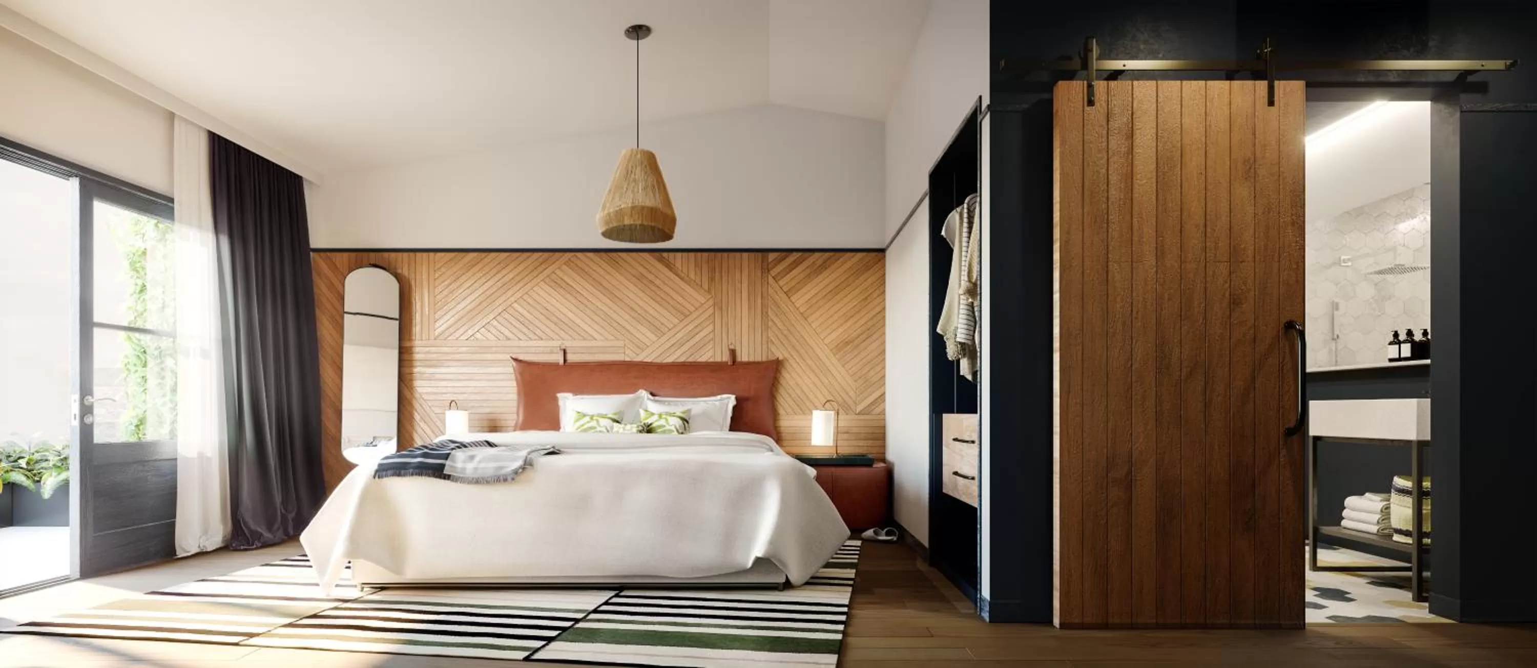 Photo of the whole room, Bed in Calistoga Motor Lodge and Spa