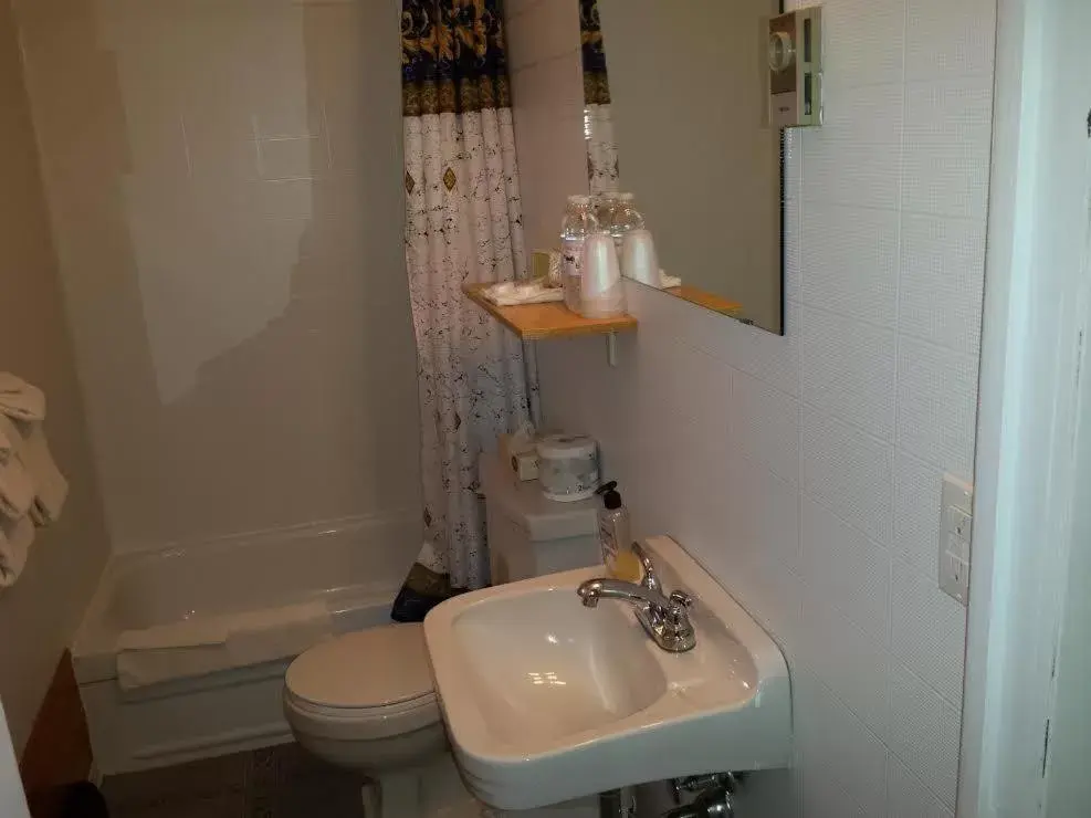 Bathroom in New Country Motel