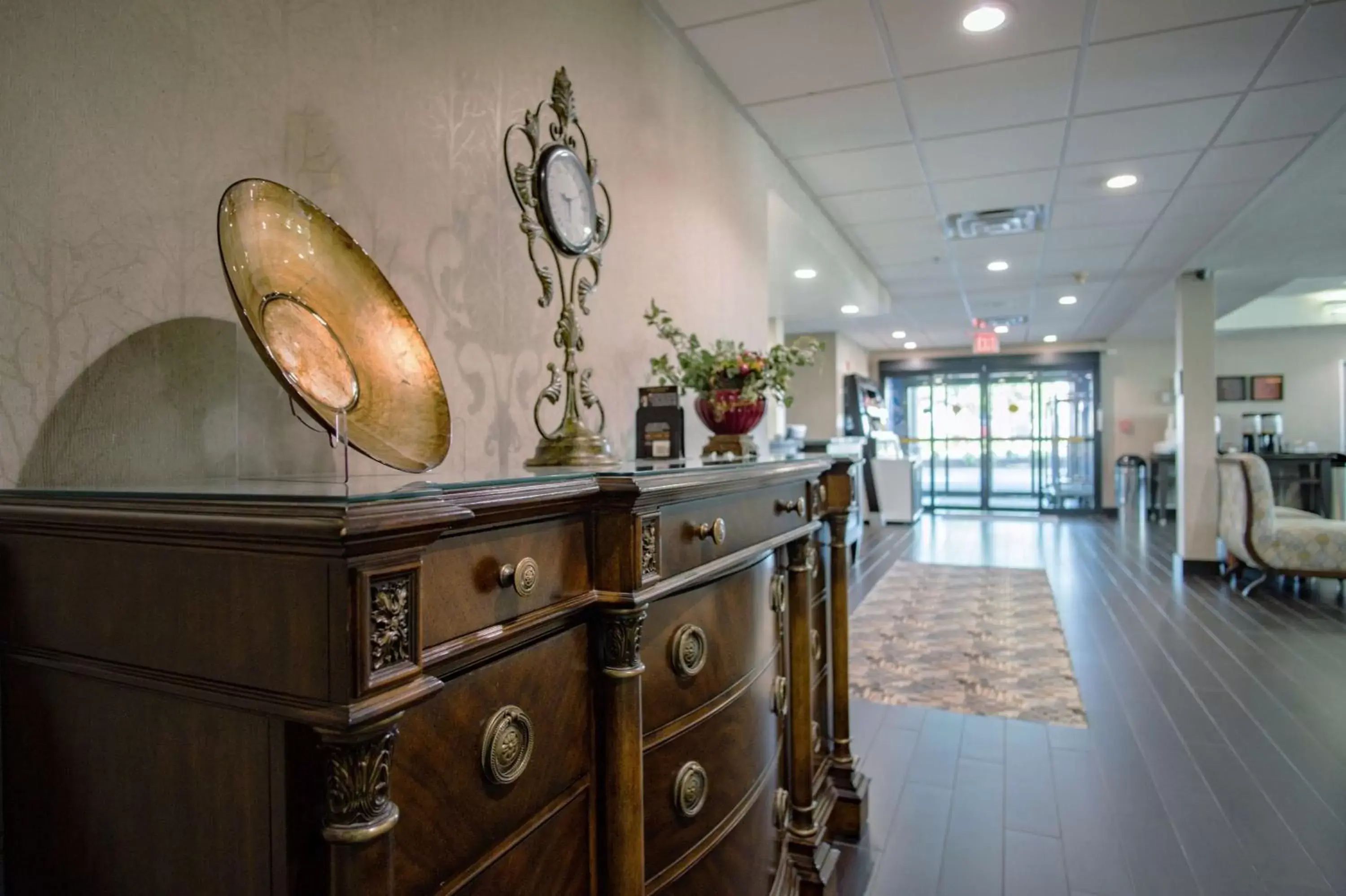 Lobby or reception in Hampton Inn Oklahoma City/Yukon Lobby or reception in Hampton Inn Oklahoma City/Yukon