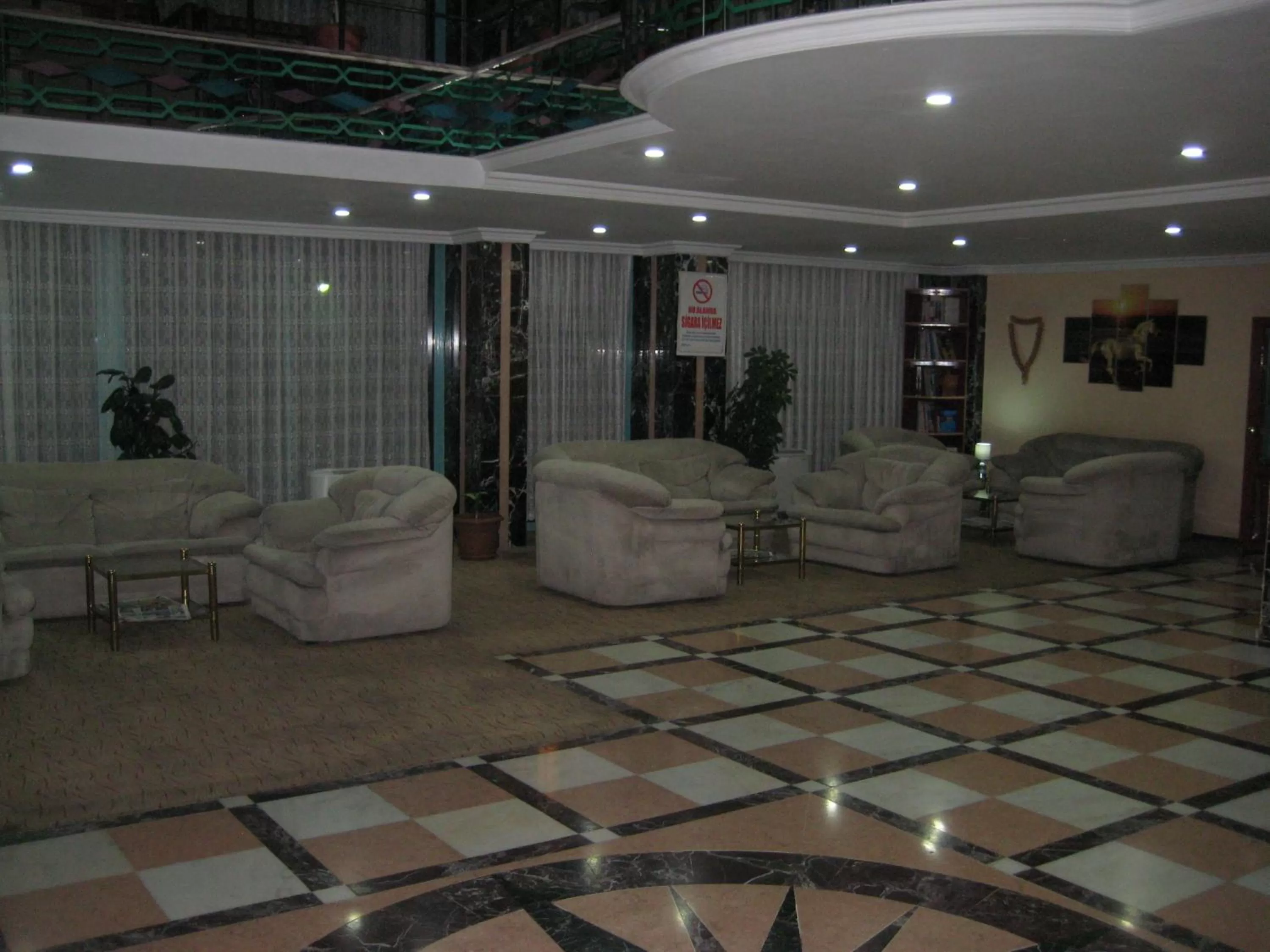 Communal lounge/ TV room in Miroglu Hotel