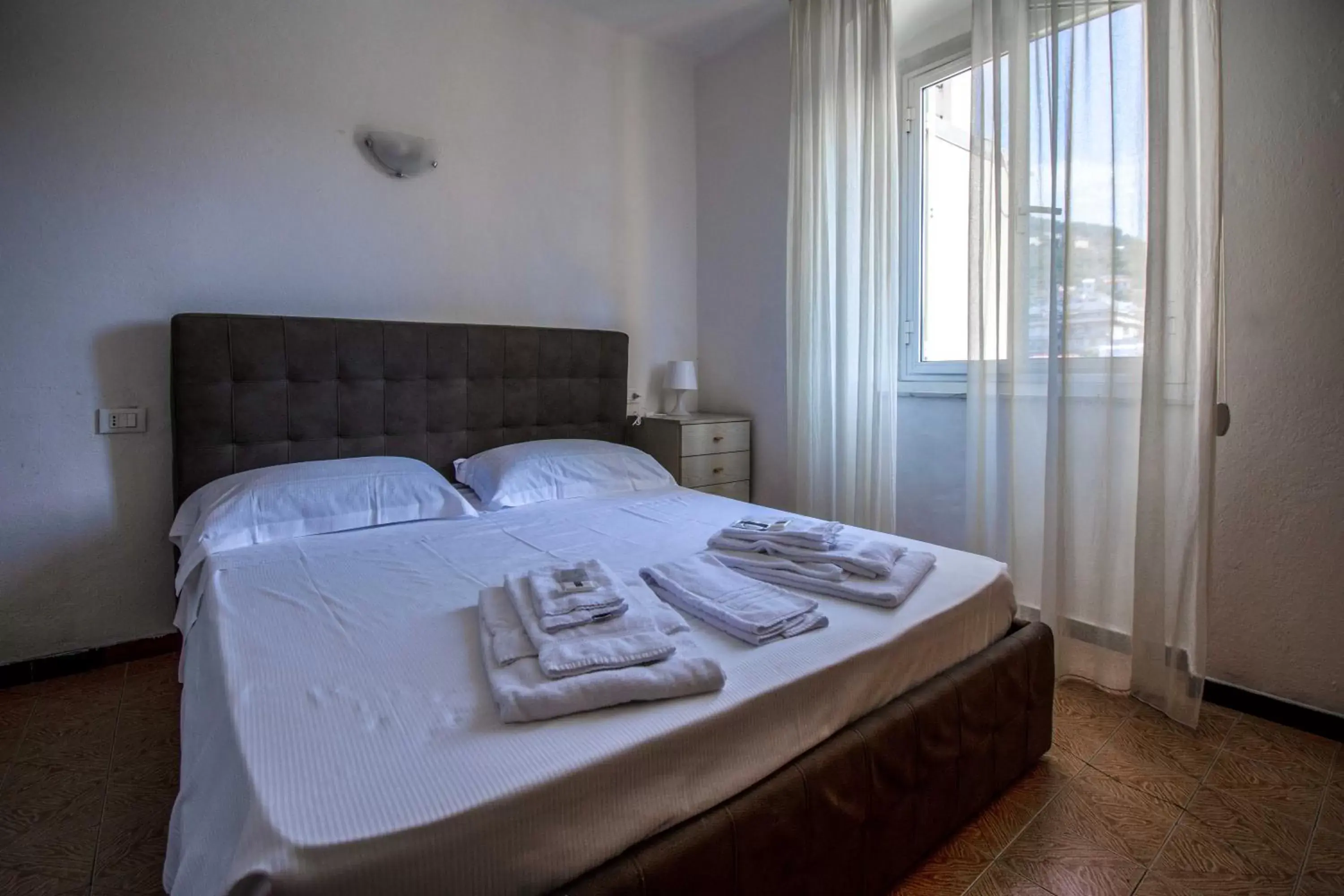 Bed in Hotel San Pietro Chiavari