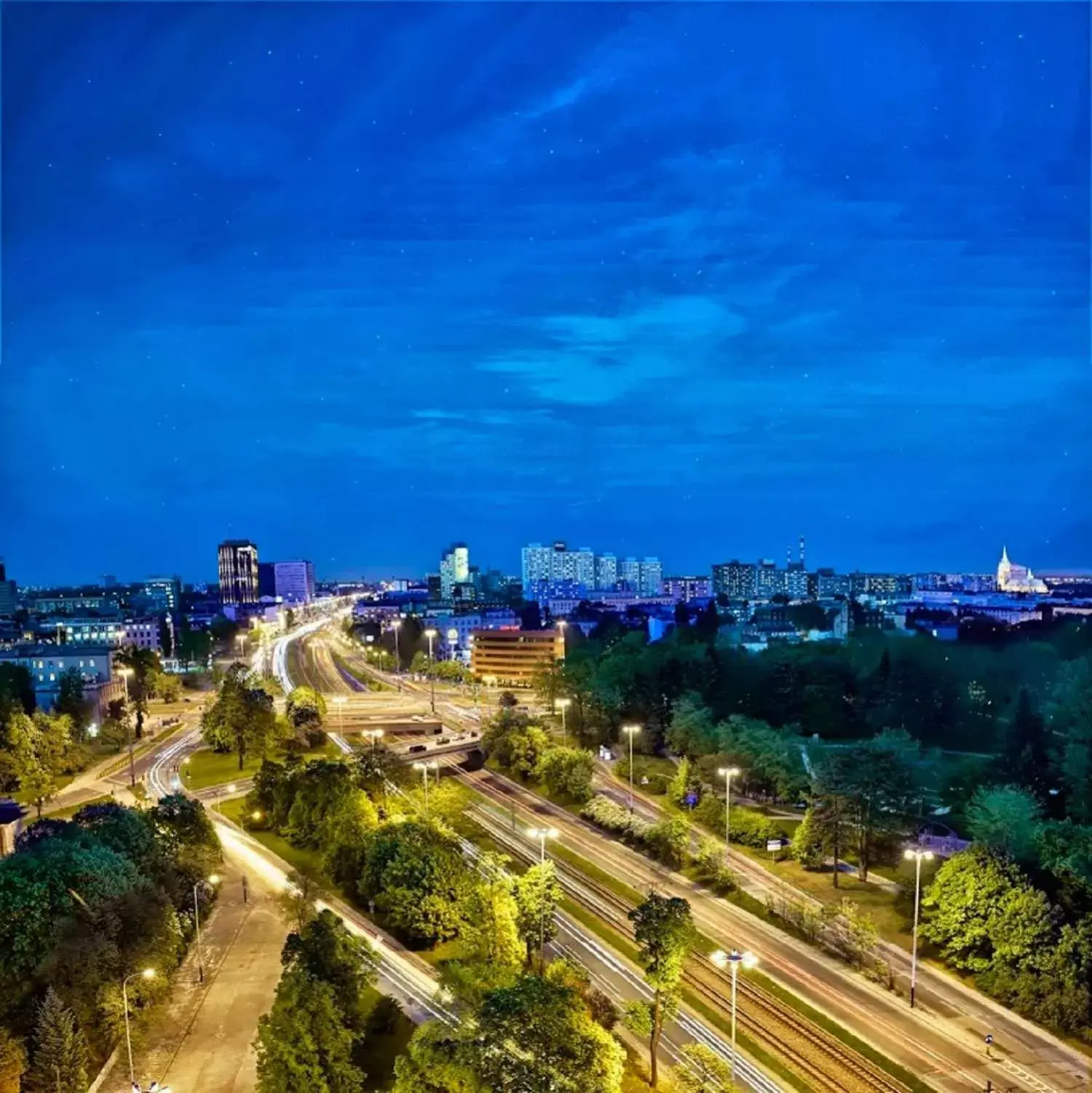 Property building, Bird's-eye View in DoubleTree by Hilton Łódź