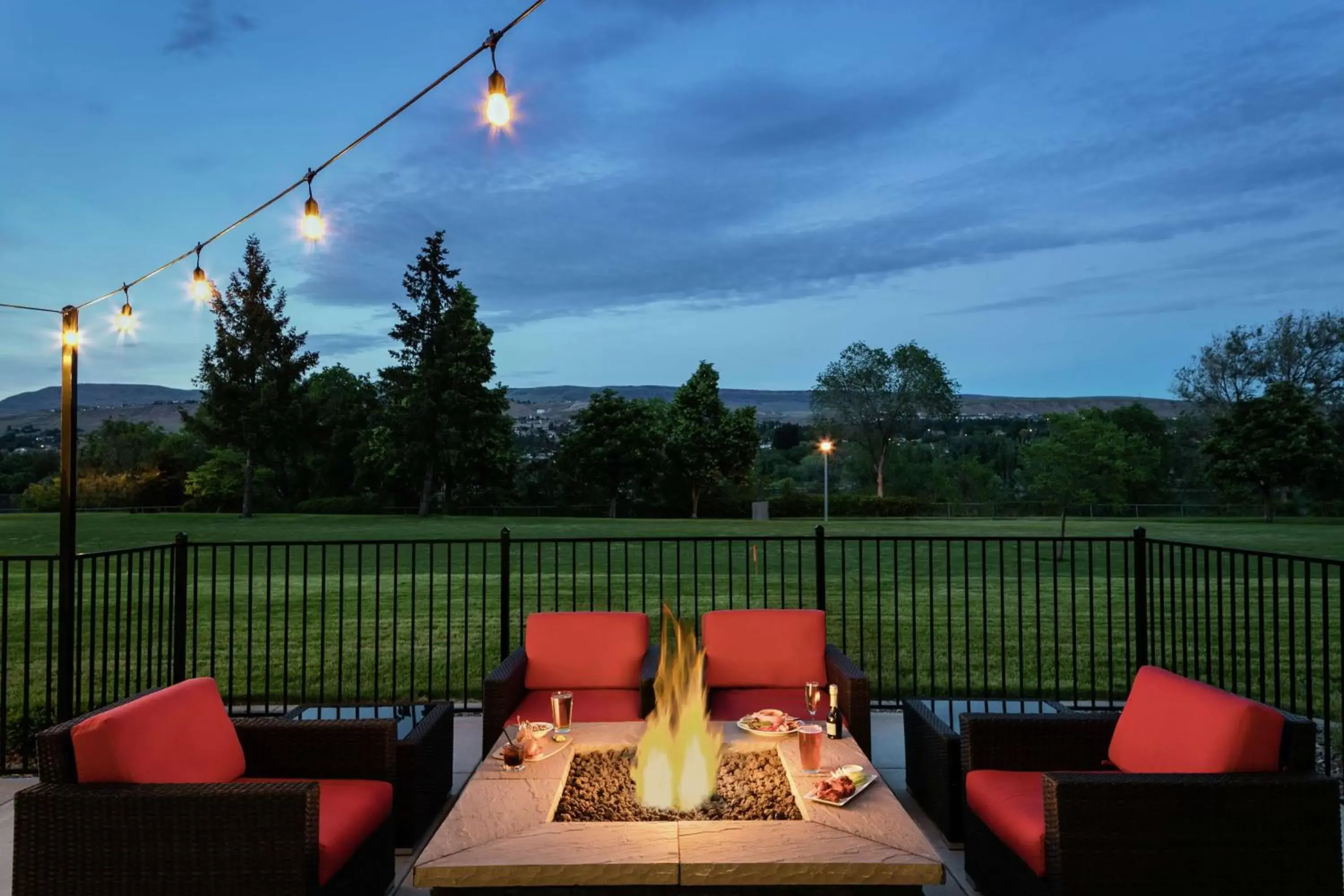 Patio in Hilton Garden Inn Wenatchee, Wa