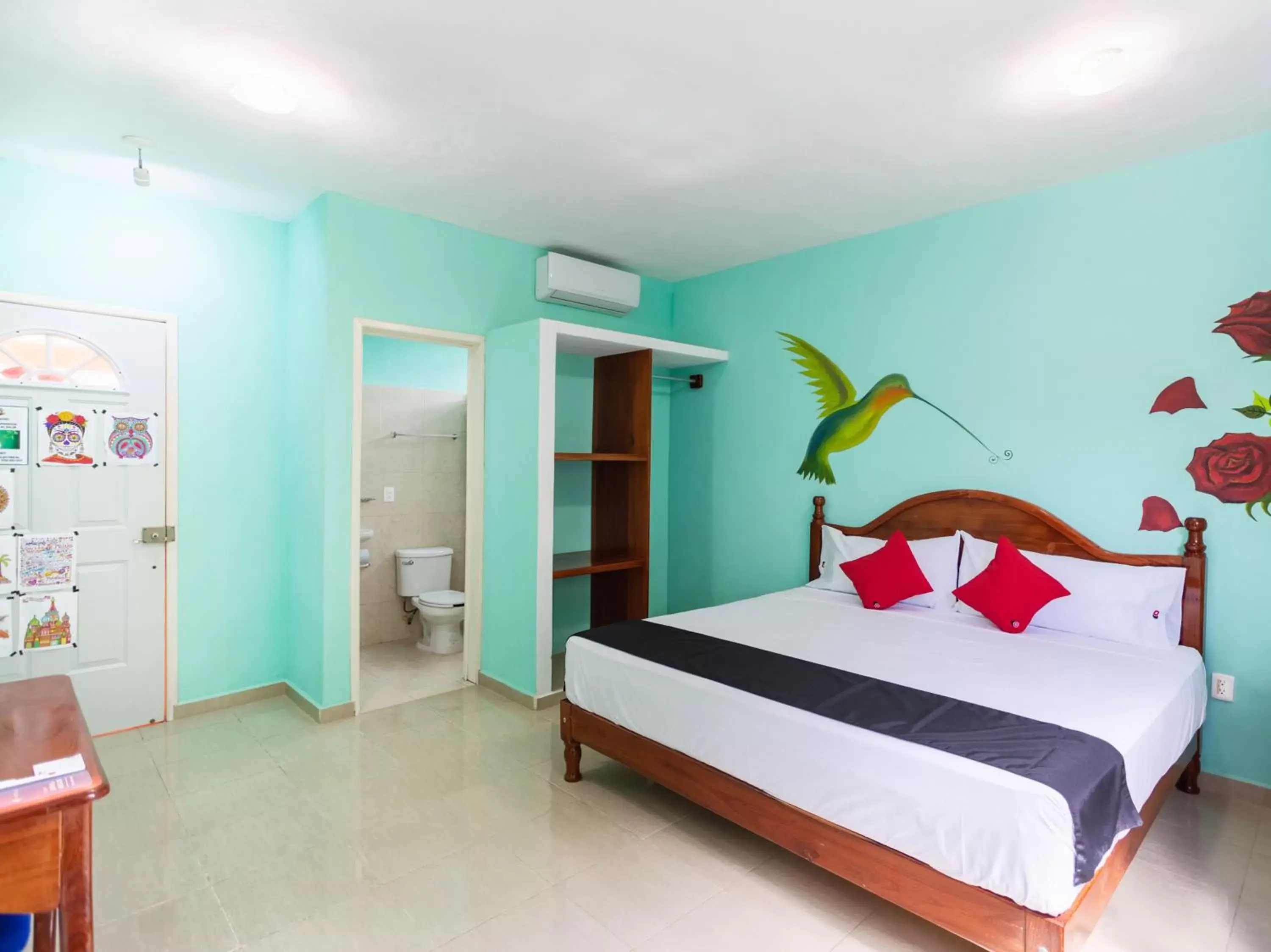 Bedroom, Bed in Hotel Hacienda Bacalar