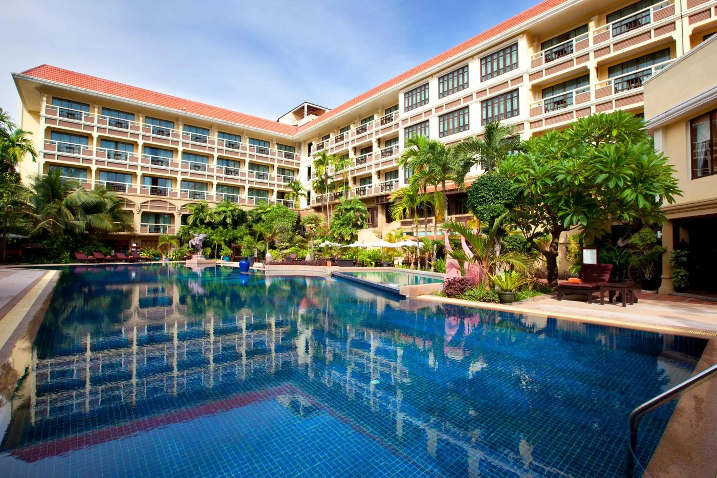Swimming pool, Property Building in Prince Angkor Hotel & Spa