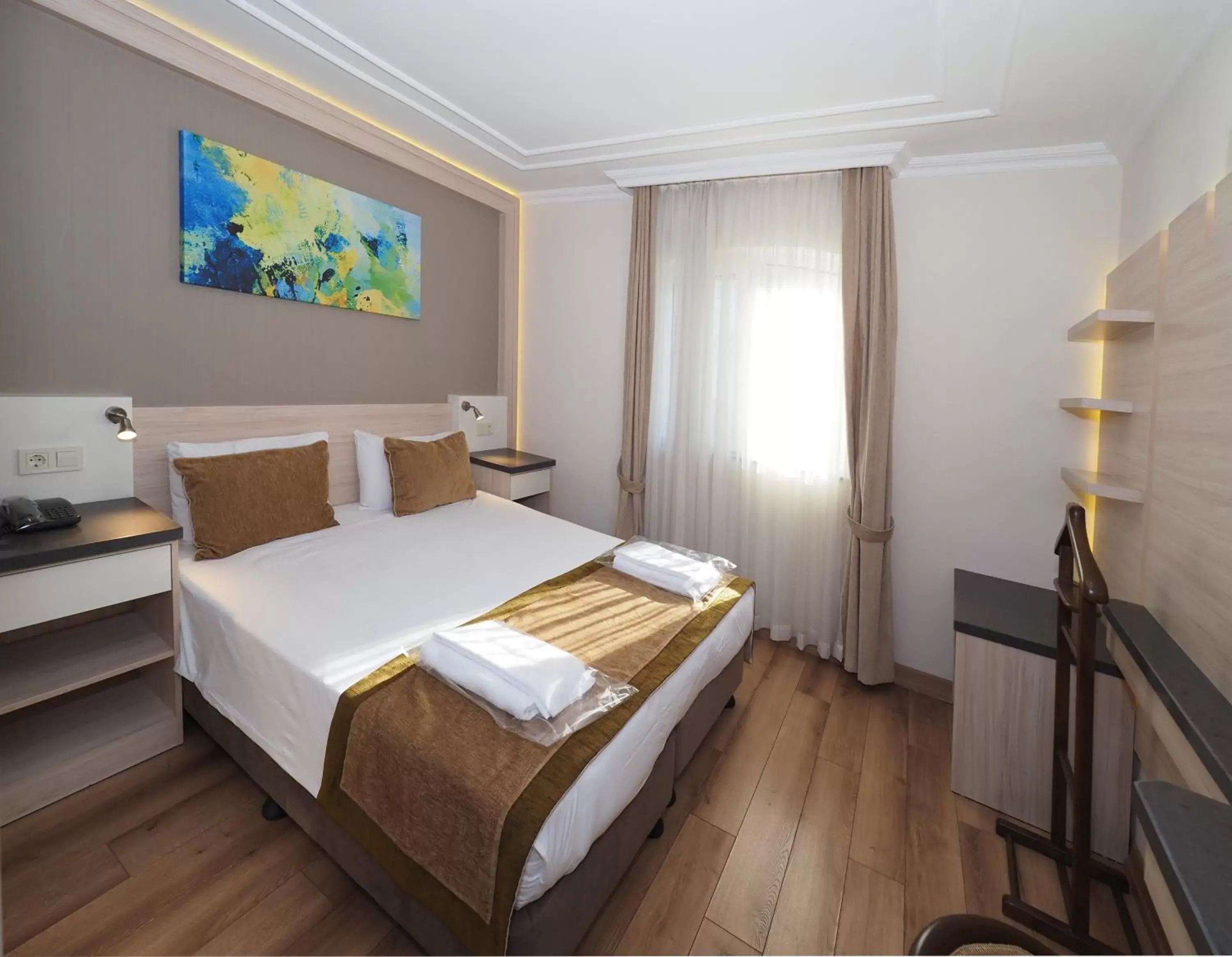 Bedroom, Bed in Hotel Bulvar Palas
