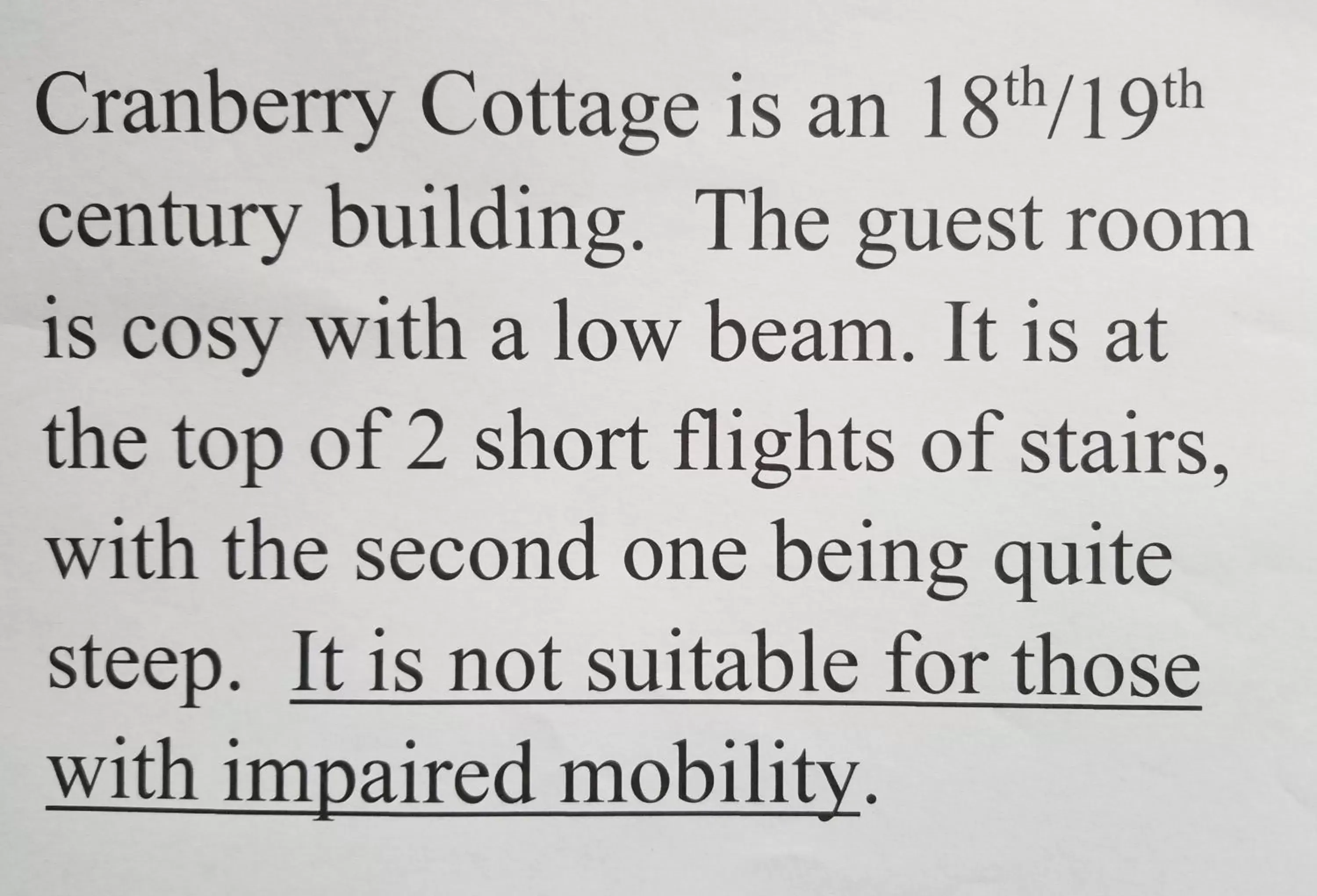 Cranberry Cottage