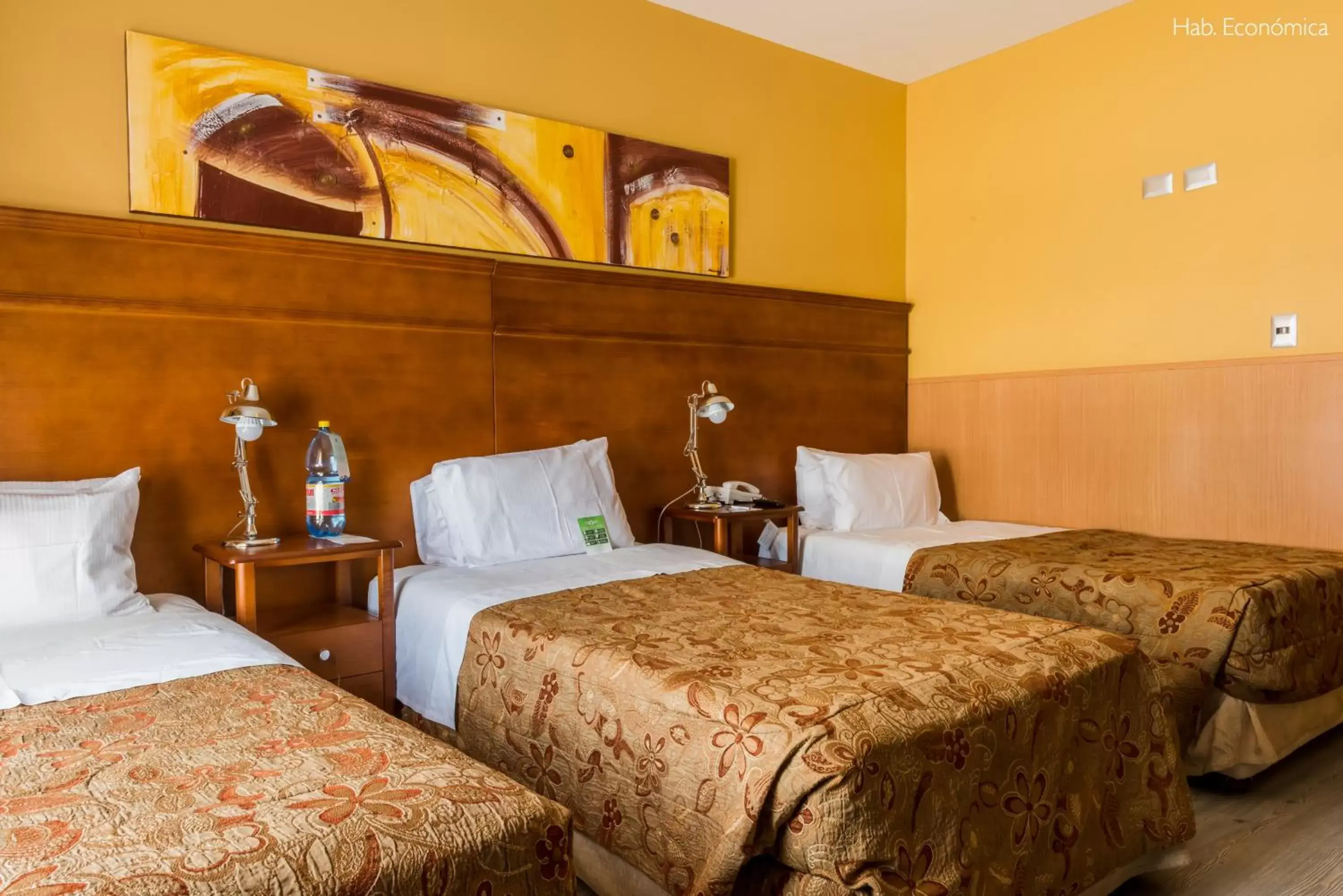 Bed in Hotel Panamericano