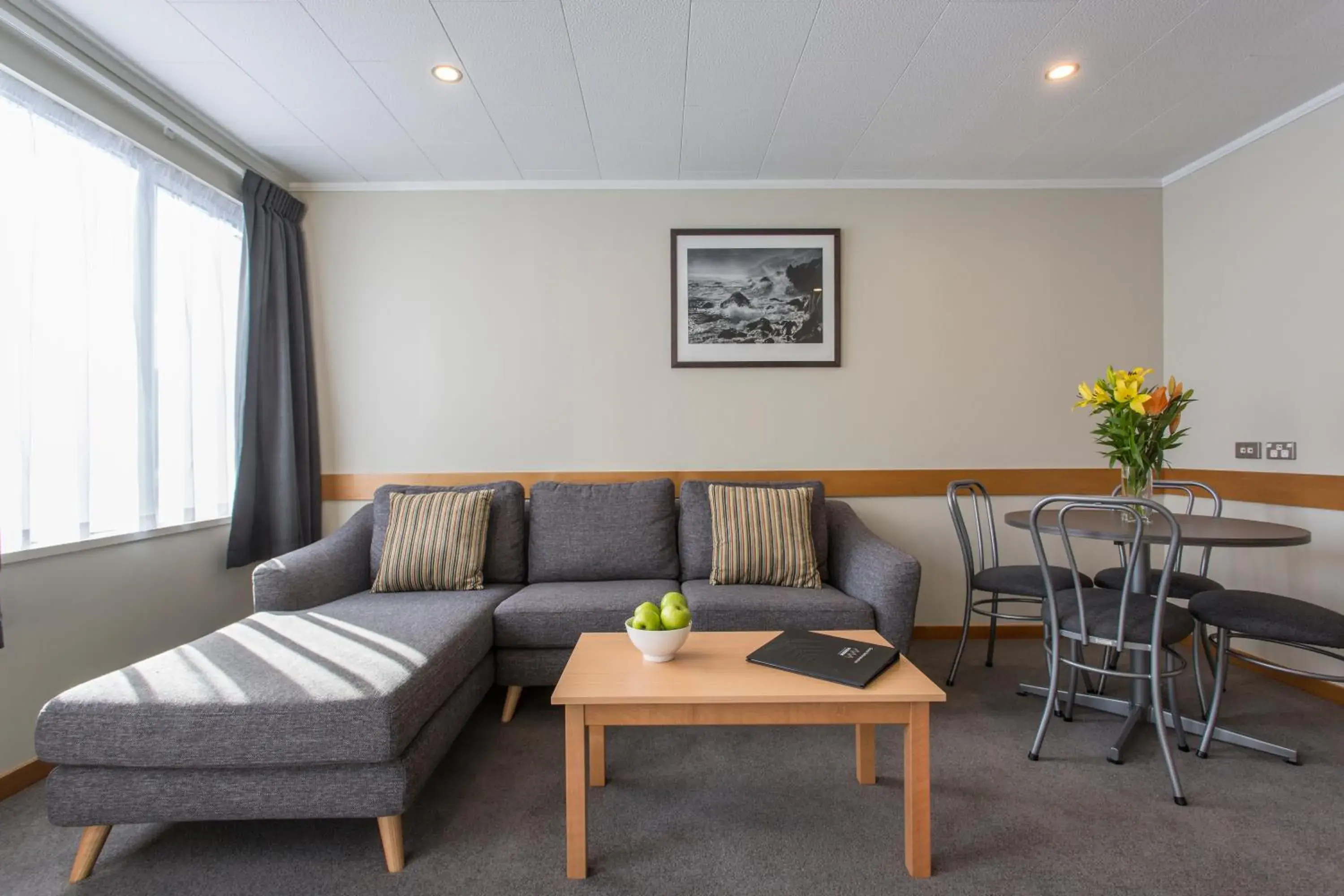 Seating Area in Dunedin Motel and Villas