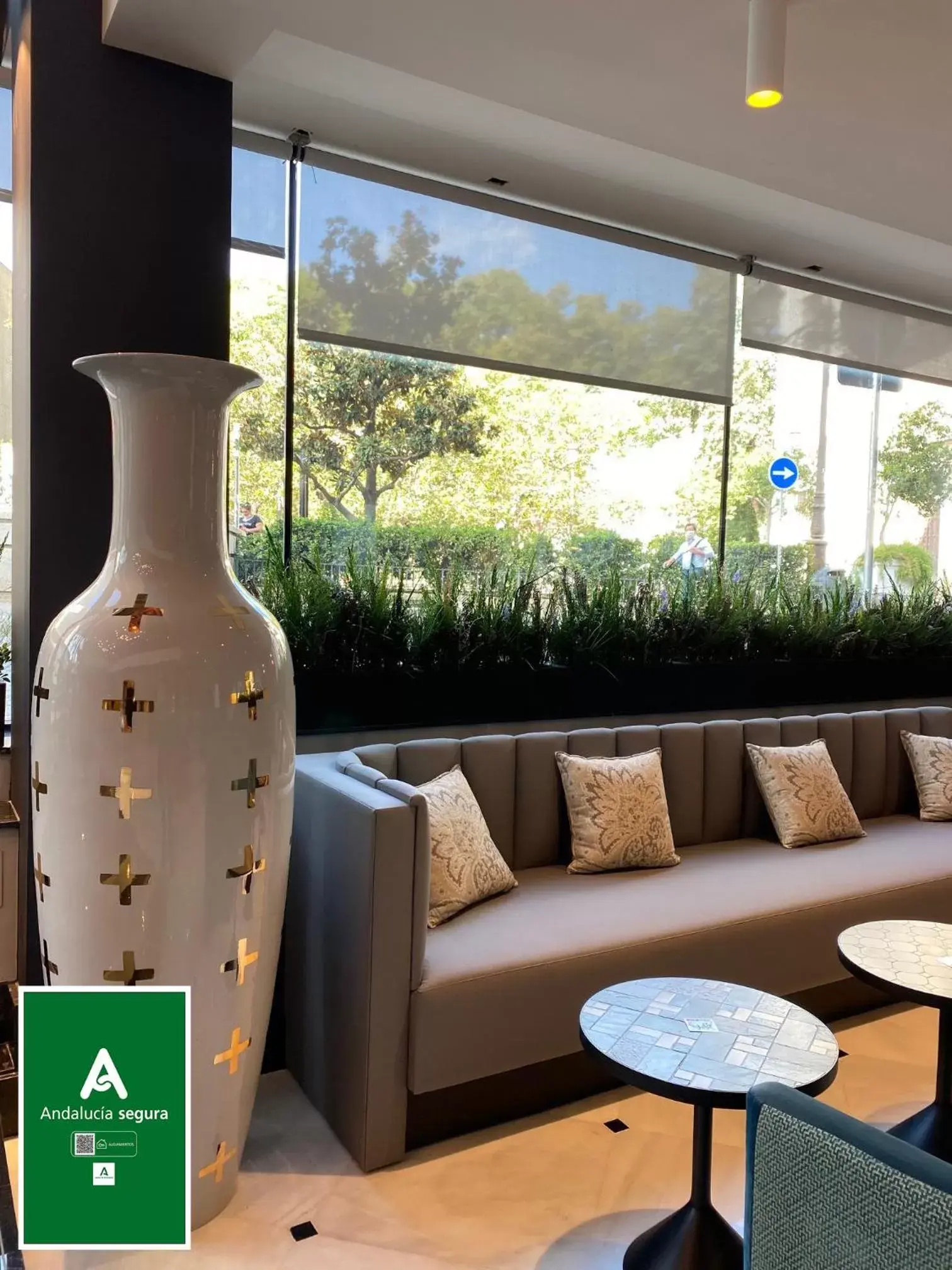 Lobby or reception in Hotel América Sevilla Lobby or reception in Hotel América Sevilla