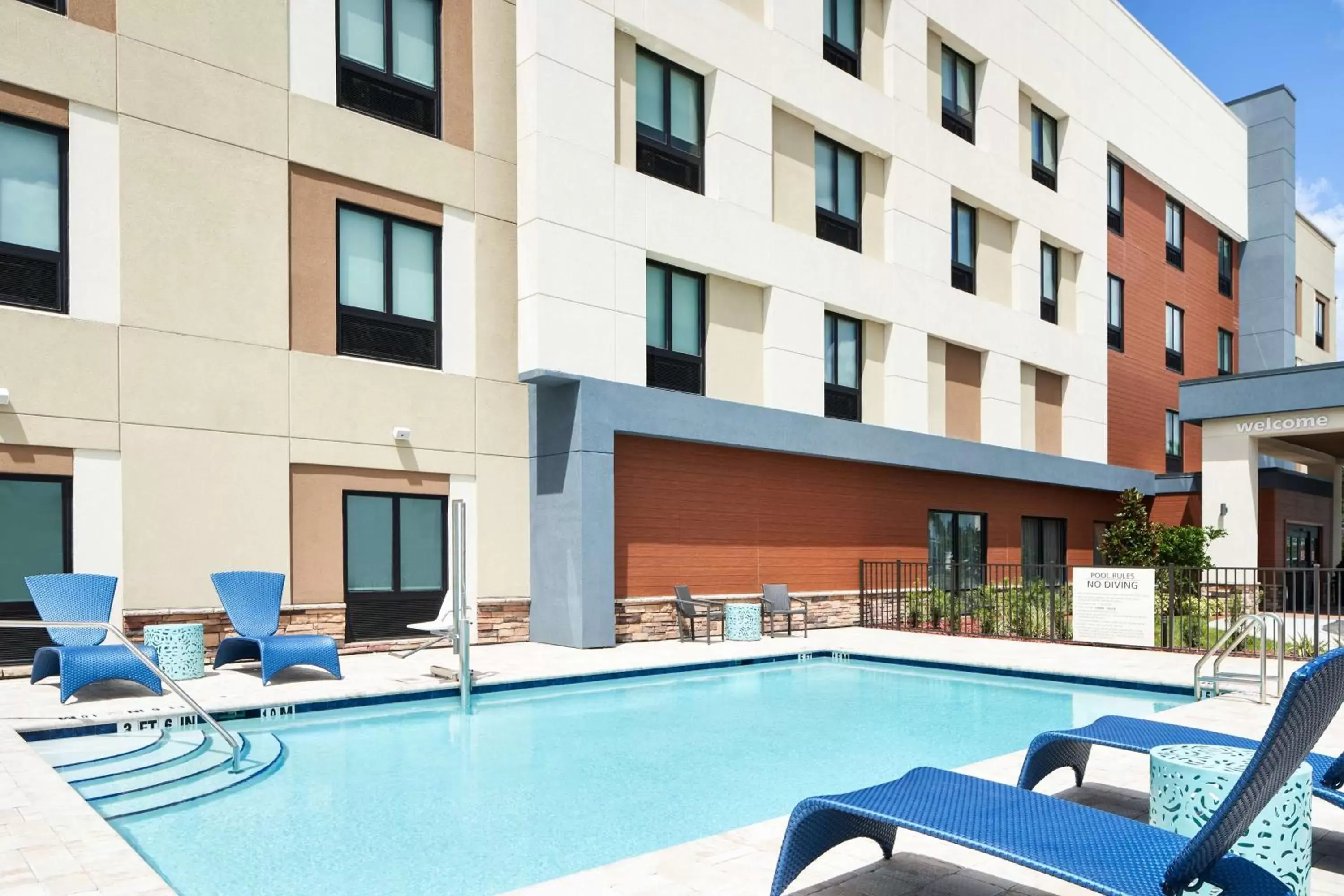 Pool view, Swimming Pool in Hampton Inn Clewiston