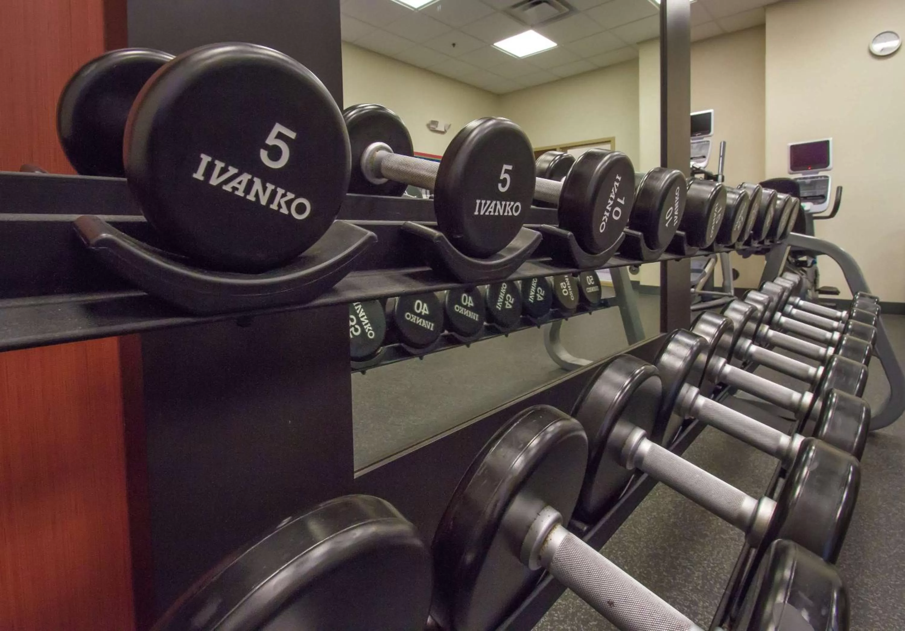 Fitness centre/facilities in Hampton Inn Greenville