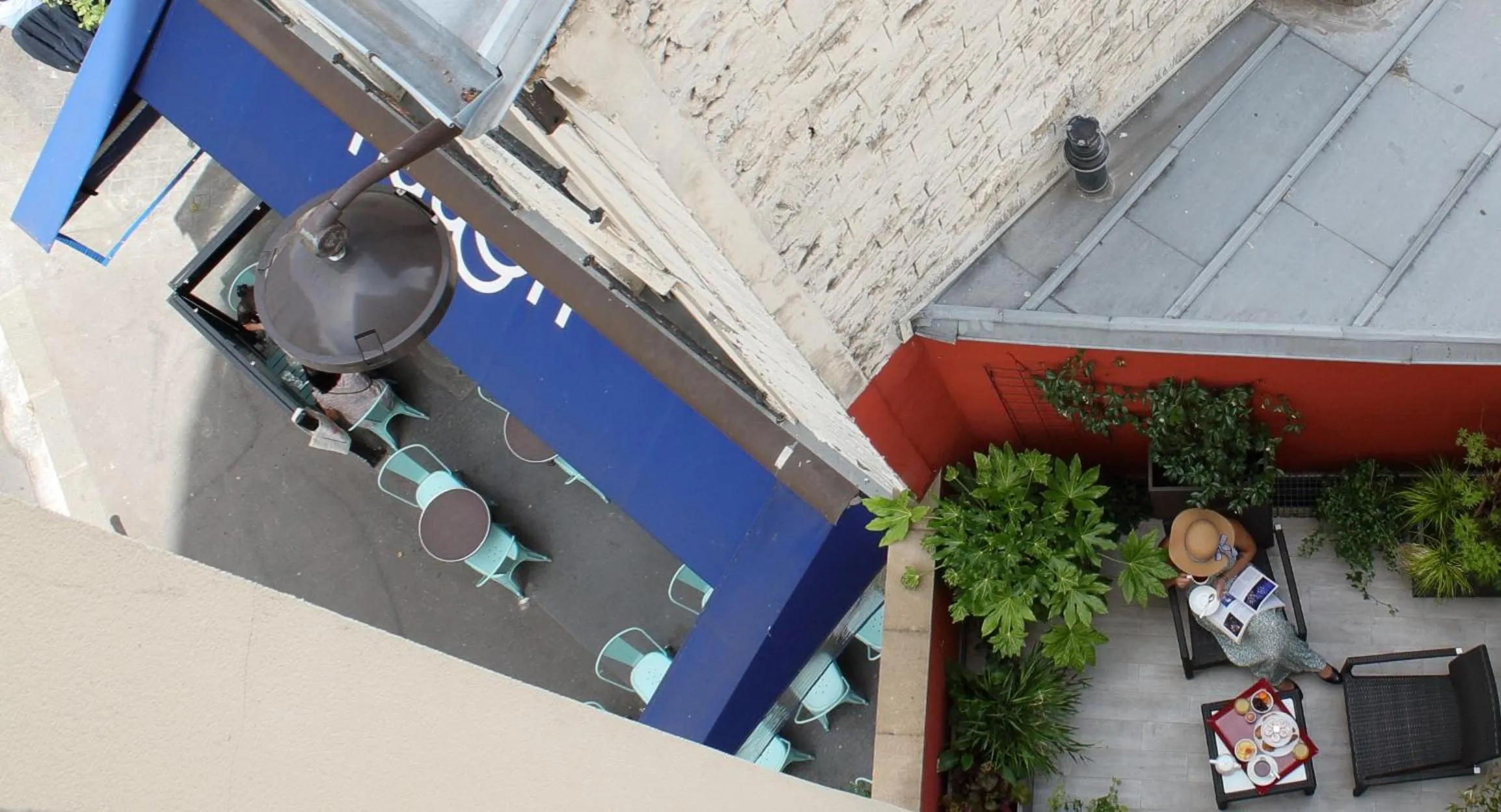 Balcony/Terrace in Hôtel Du Prince Eugène