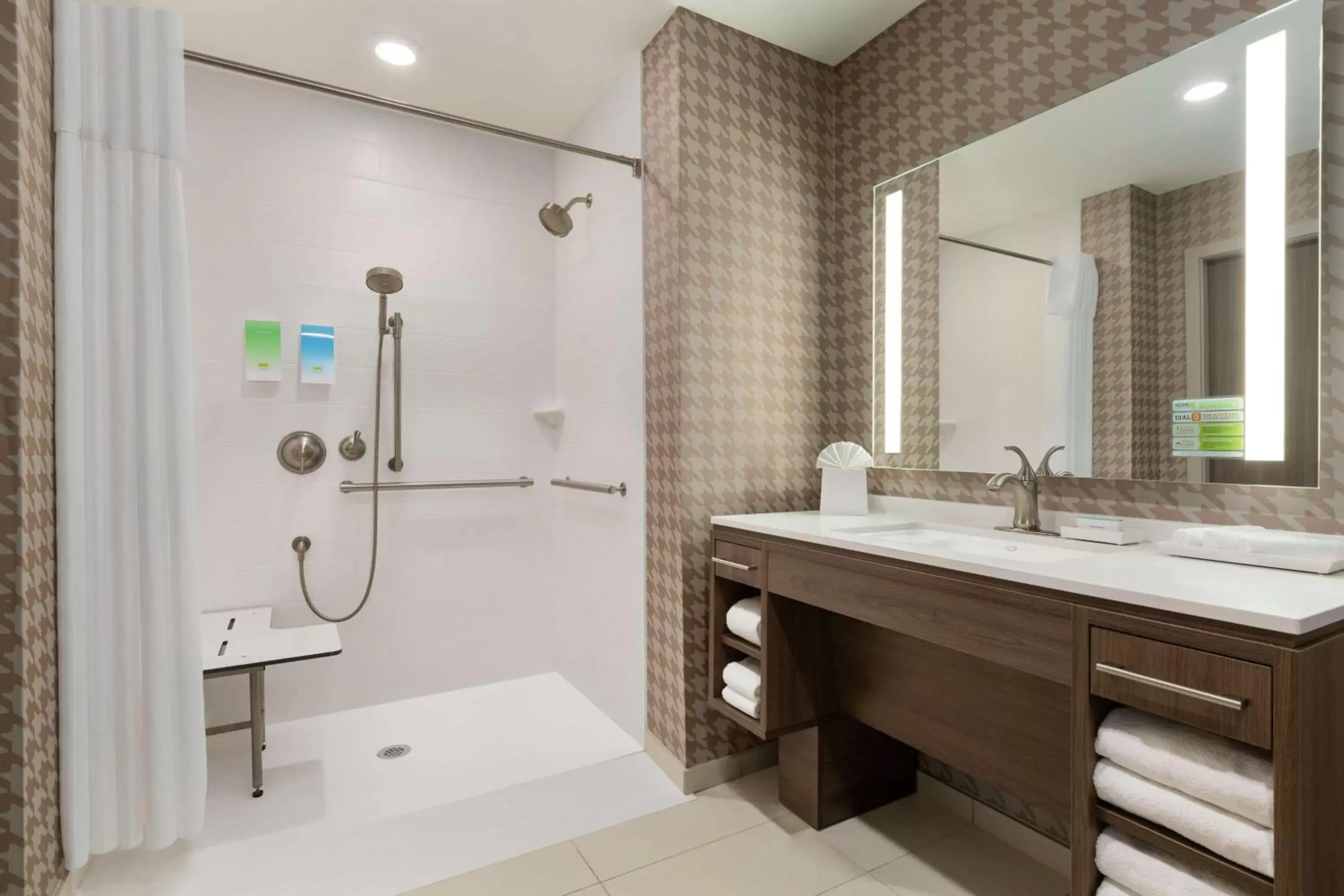 Bathroom in Home2 Suites By Hilton Portland Airport