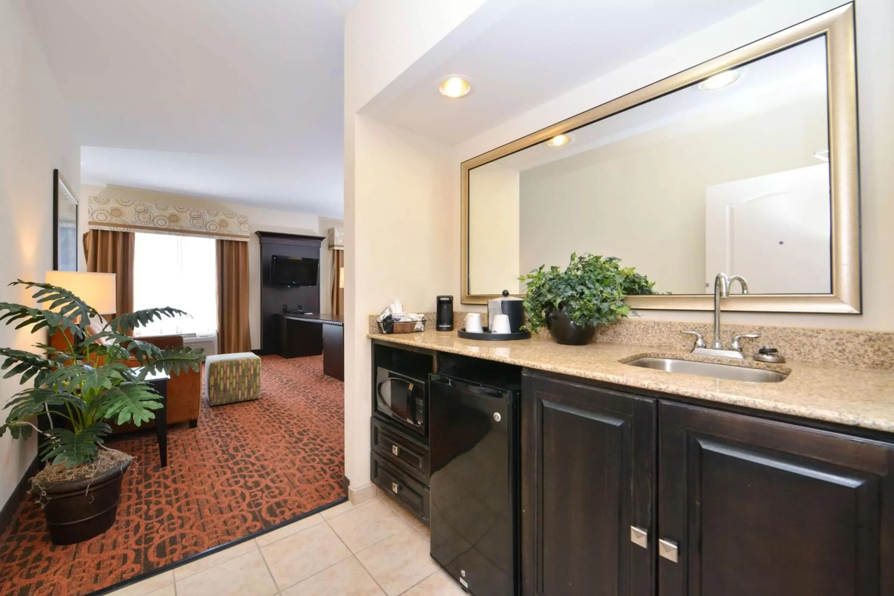 Kitchen or kitchenette, Kitchen/Kitchenette in Hampton Inn Pecos