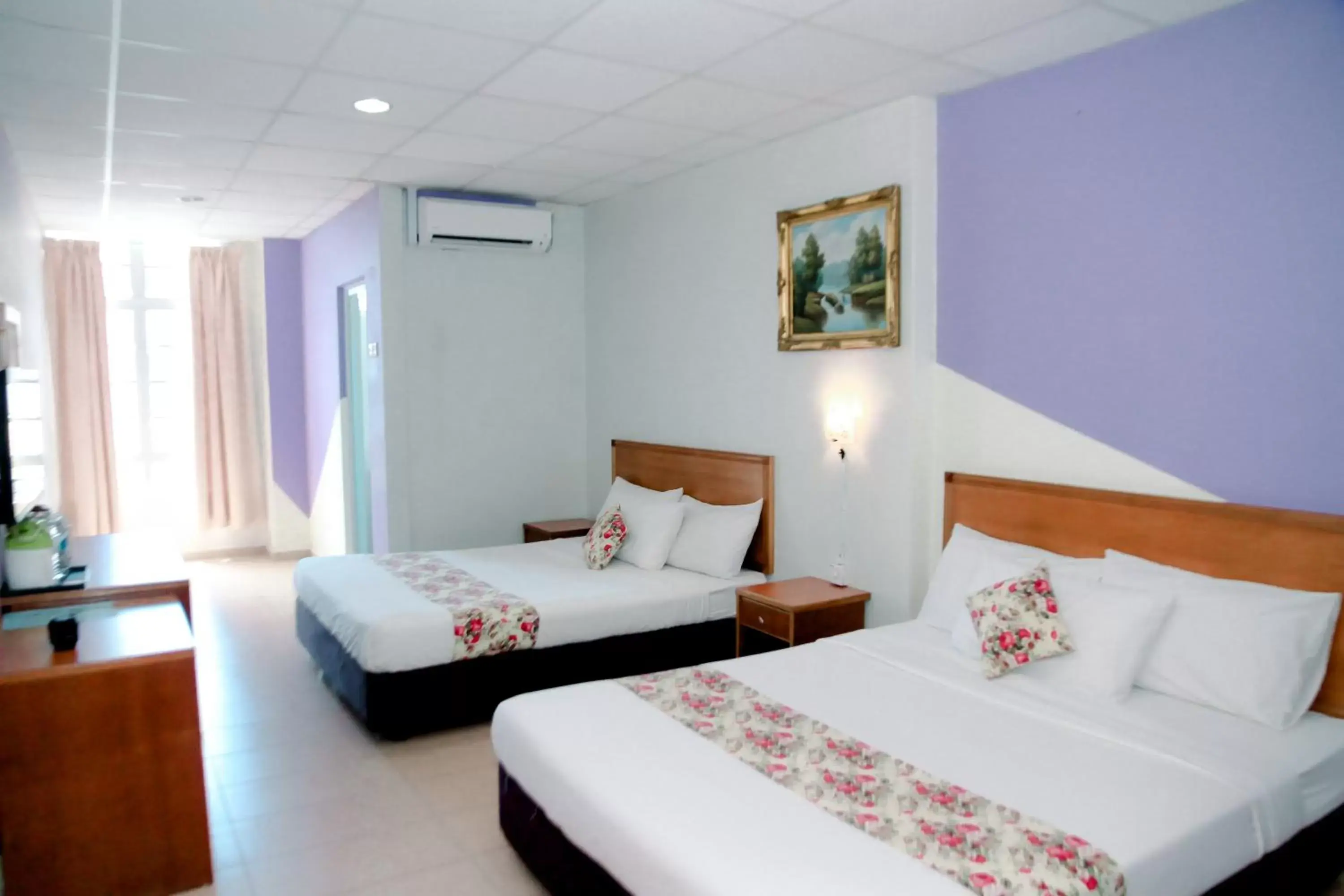 Bed in HOTEL D VIEW MERSING Bed in HOTEL D VIEW MERSING