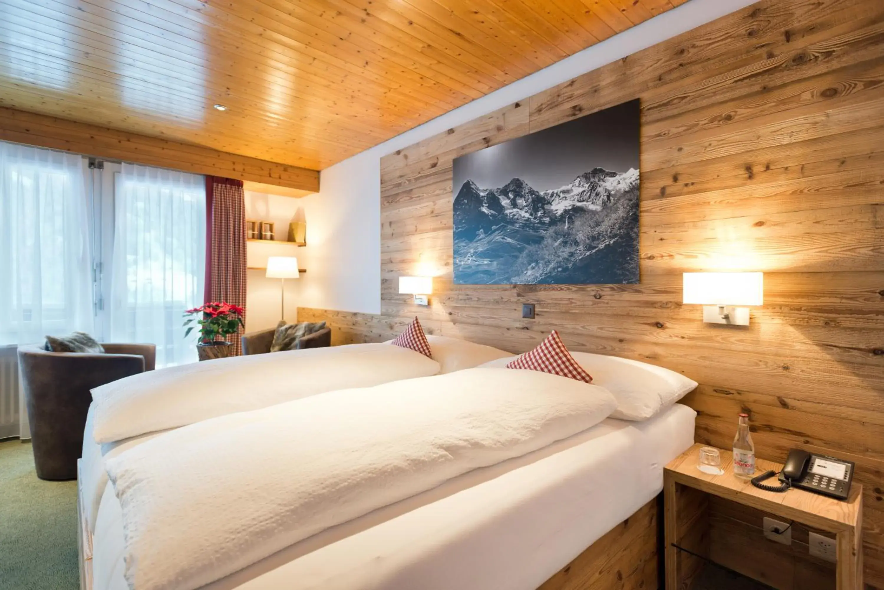 Bed in Hotel Bernerhof Grindelwald