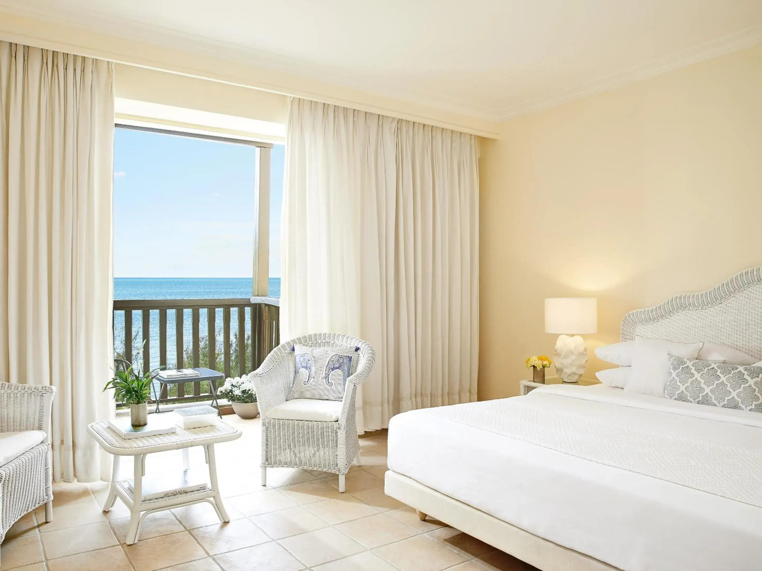 Bed in Grecotel Marine Palace & Aqua Park