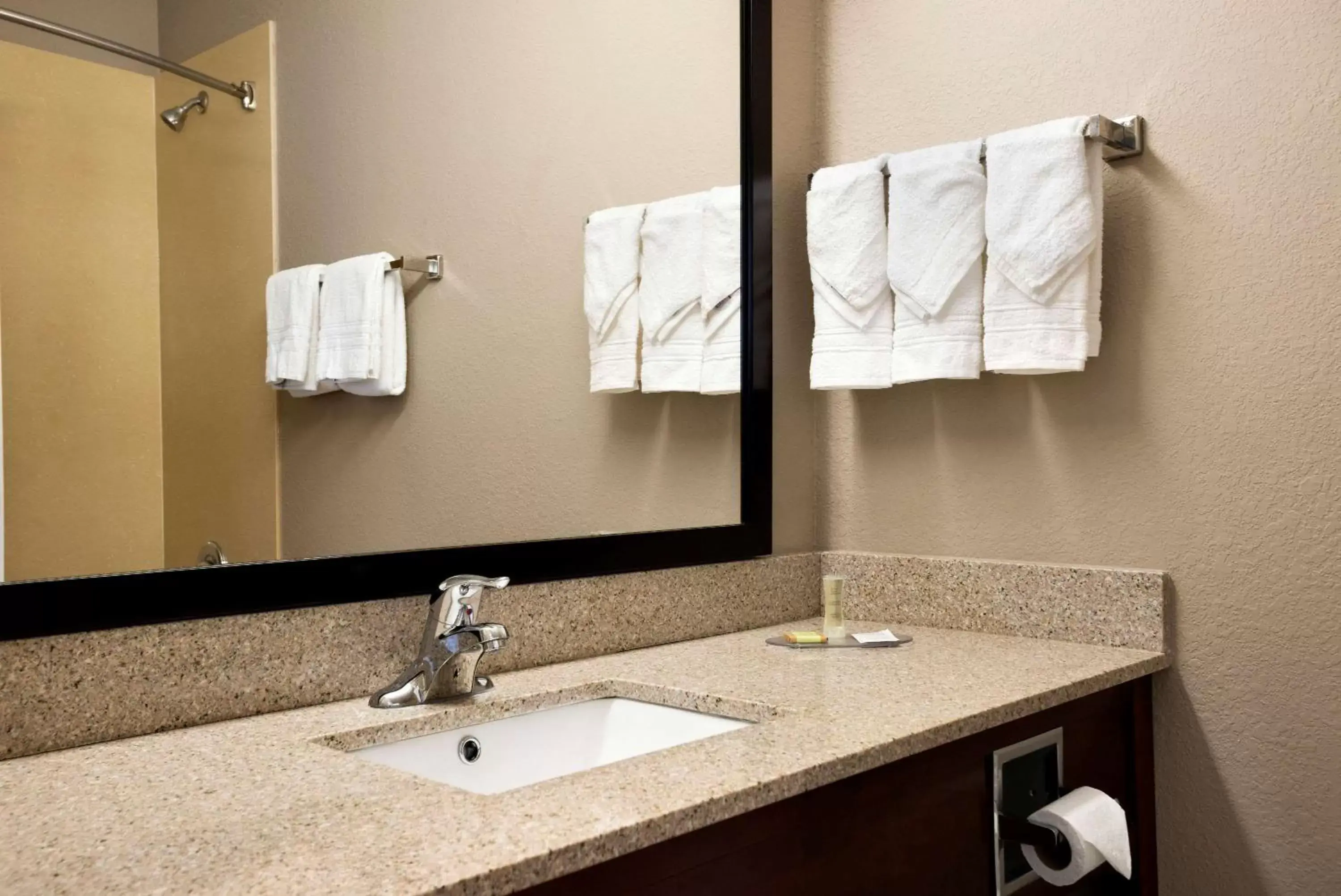 Bathroom in Super 8 by Wyndham Hershey